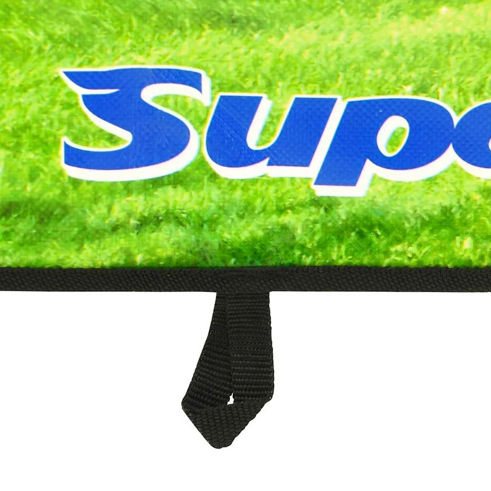Juego de portería de fútbol con portería de 120 x 51 x 77,5 cm, plegable con red, bomba, pelota, estacas, resistente a la intemperie para niños, jóvenes, ocio en el jardín, parque, pasillo