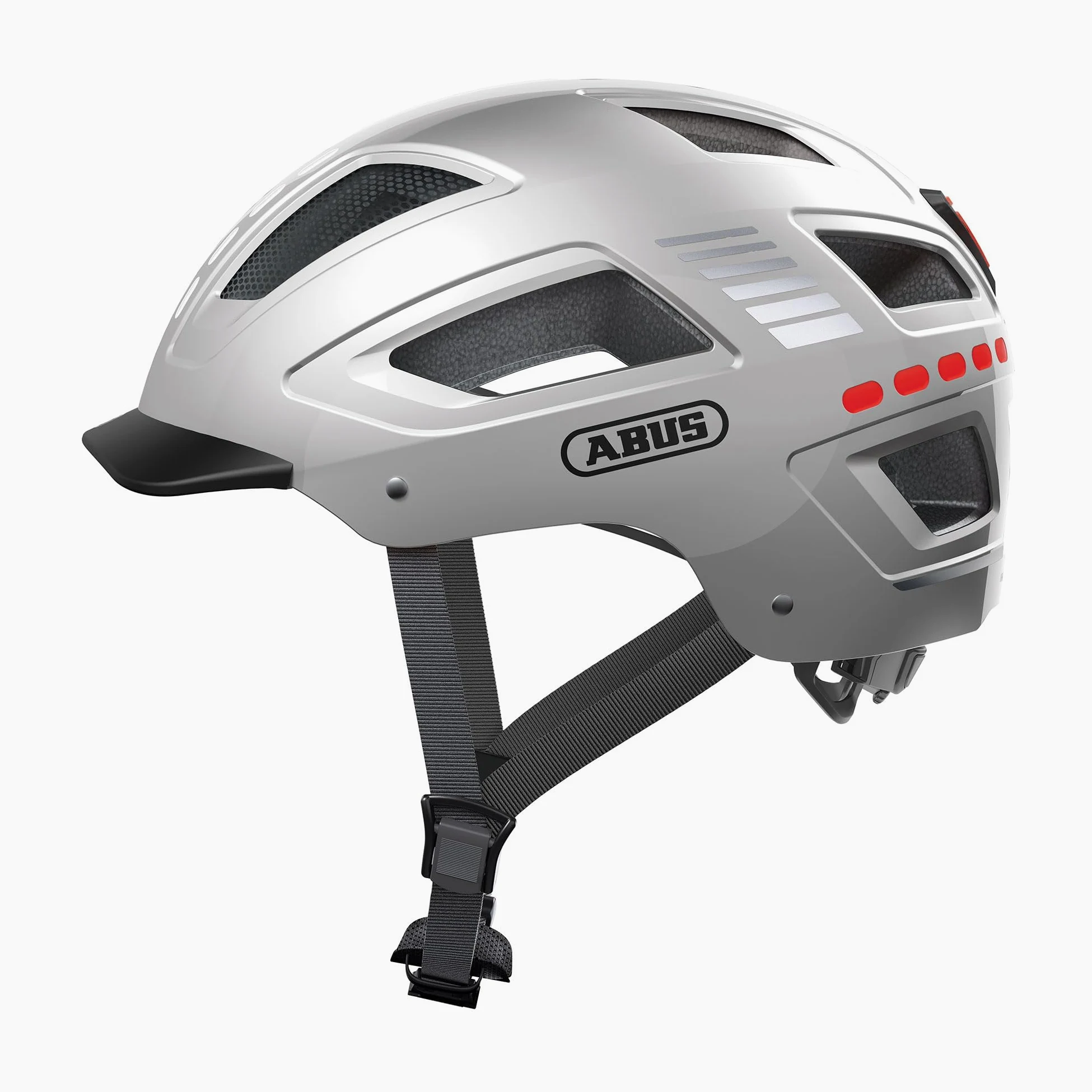 ABUS Hyban 2.0 Led Casco de Bicicleta, Unisex