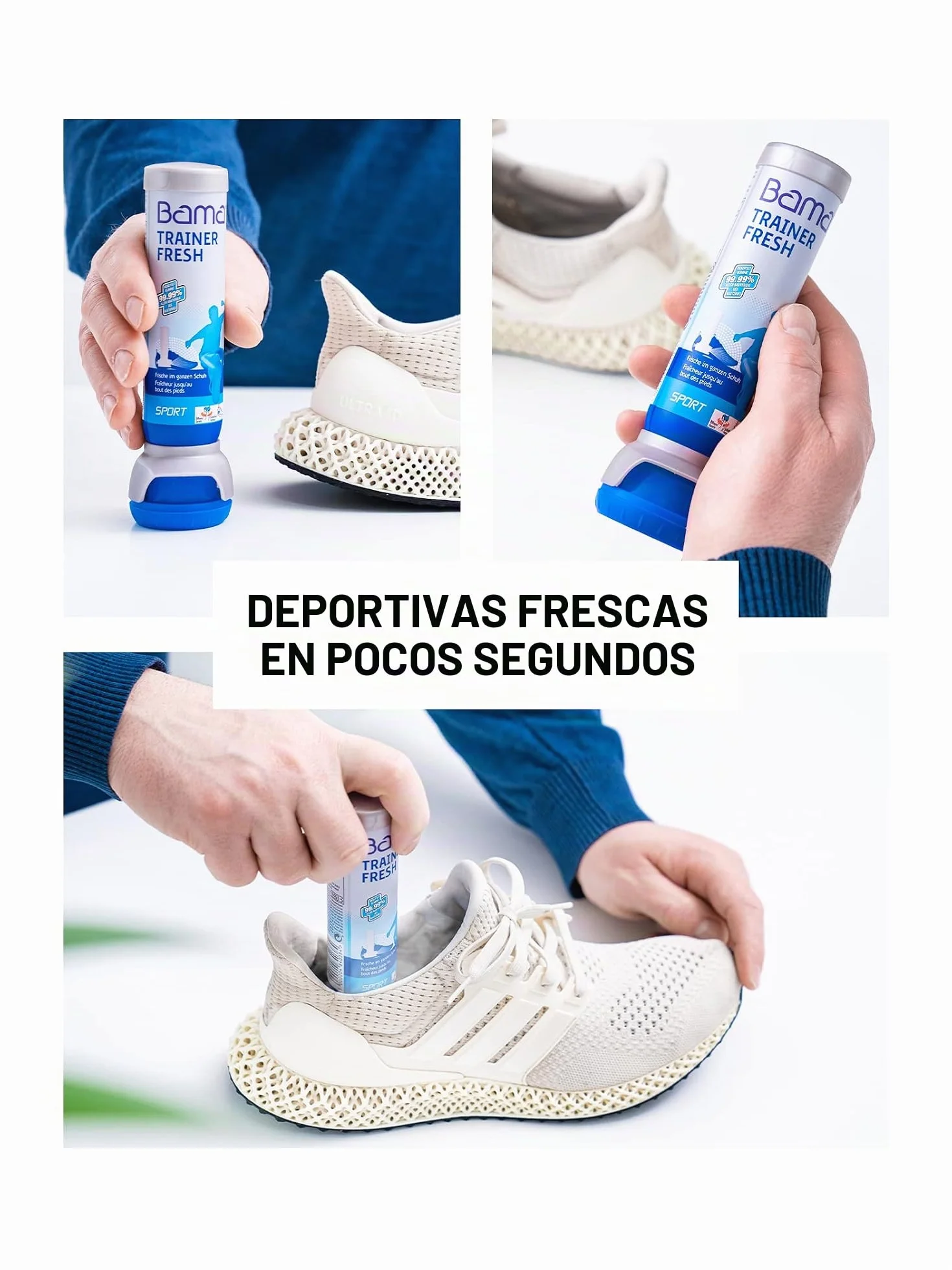 Bama Spray Desodorante para Zapatos Neutralizador de Olores 6x 100ml