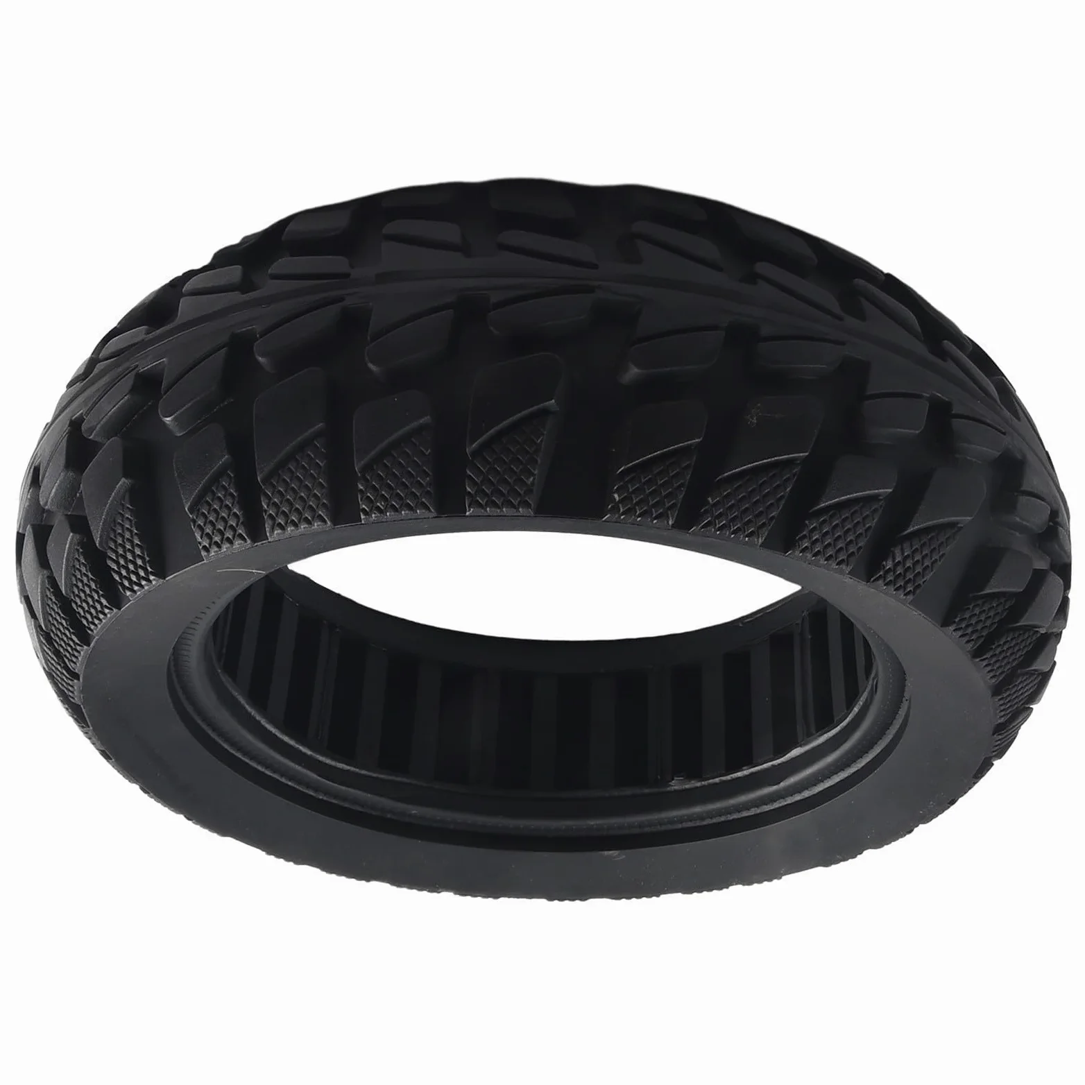 Neumático de Scooter de 10 Pulgadas, neumático de Caucho Macizo, 10 x 2,70-6,5, neumático Macizo, 70/65-6,5, neumático sólido para Scooter eléctrico, Ruedas de Repuesto Super-Grip para Scooter eléct