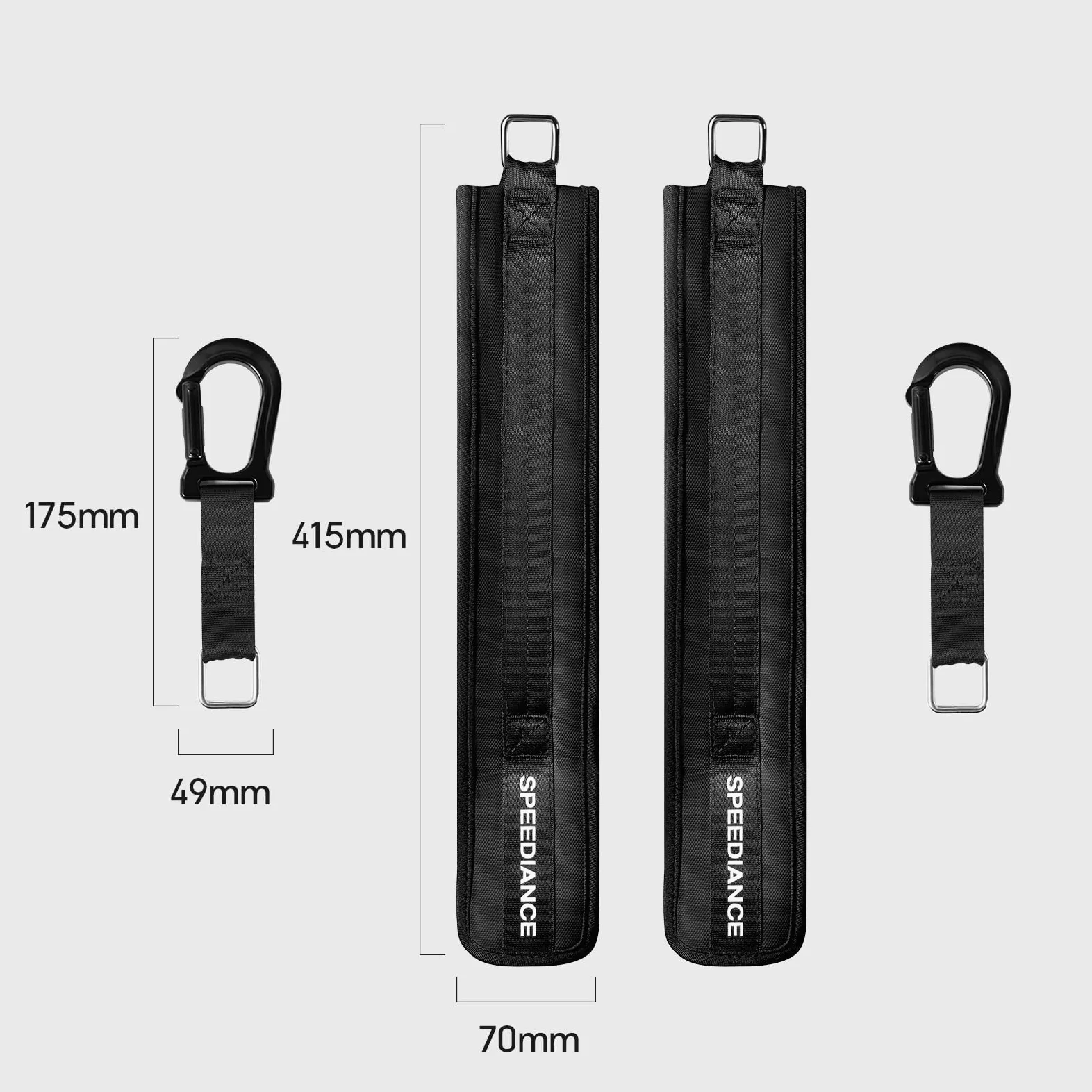 Speediance Extensores de Cable Accesorio para Gym Monster | Correas de Extensión para Poleas, Dominadas, Tríceps y Remo en Gimnasio en Casa