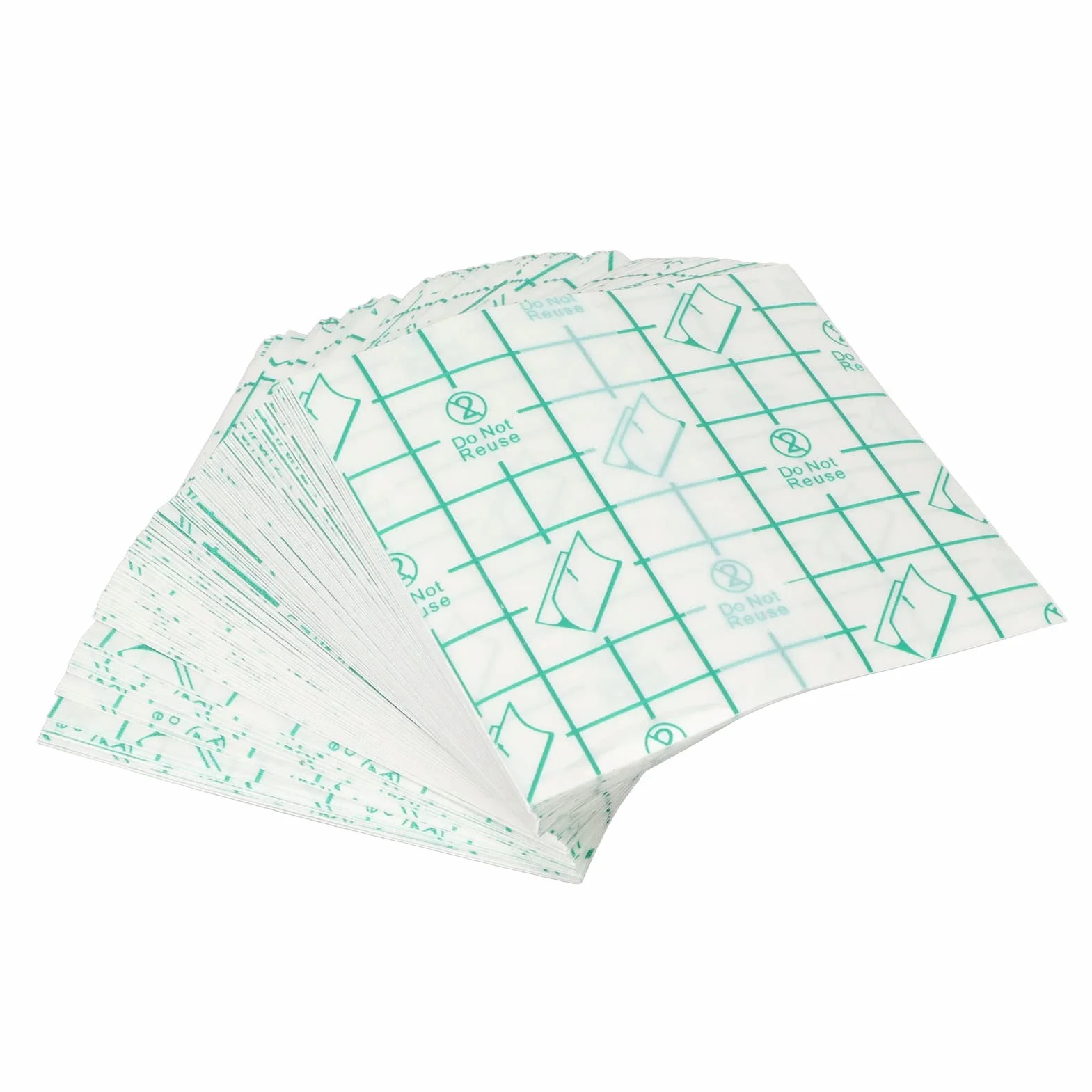 Cinta de Vendaje de Película Transparente Impermeable 8x8 cm, 100 Piezas Desechables
