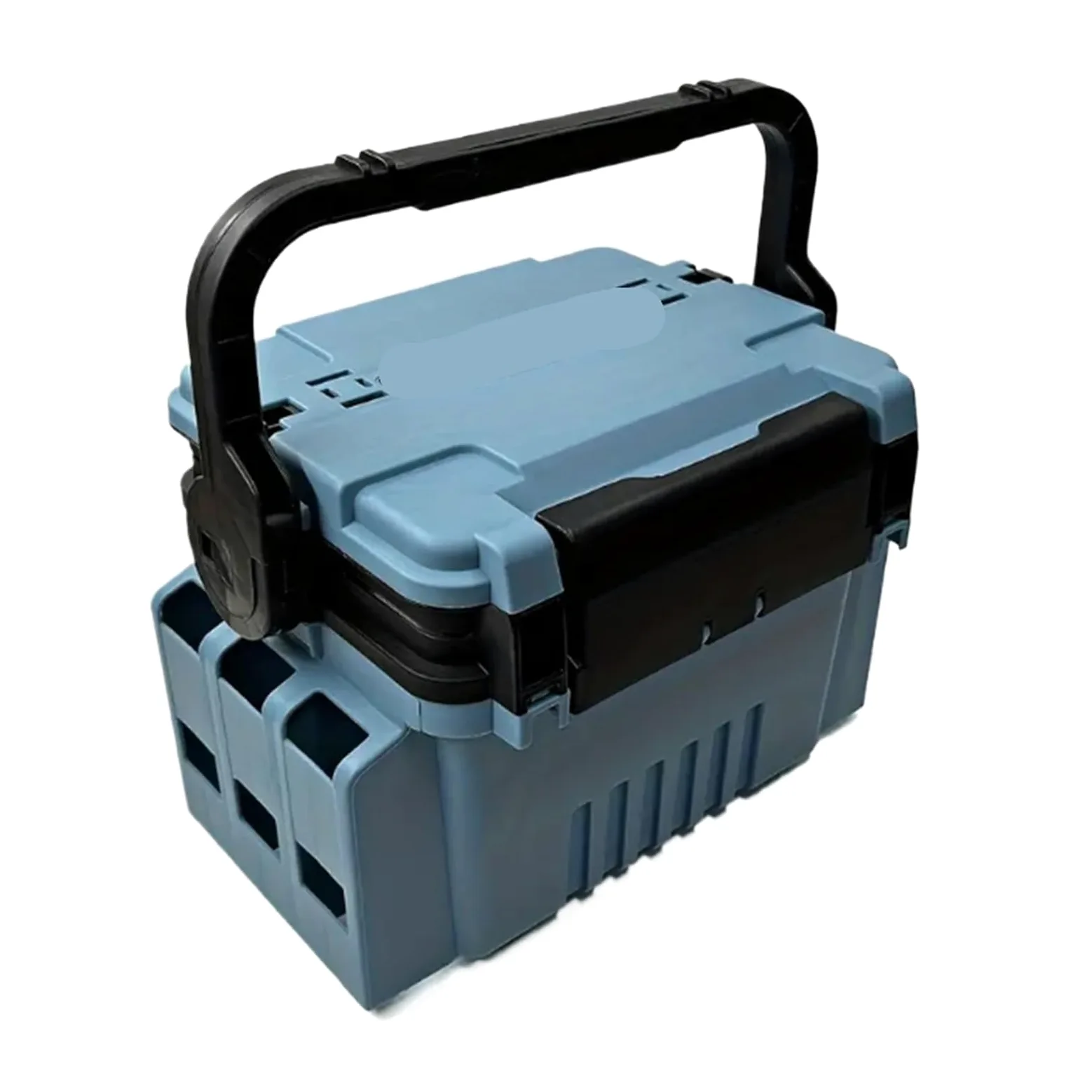 Caja de aparejos pesca doble capa, organizador señuelos y cebos(Dx-ls)
