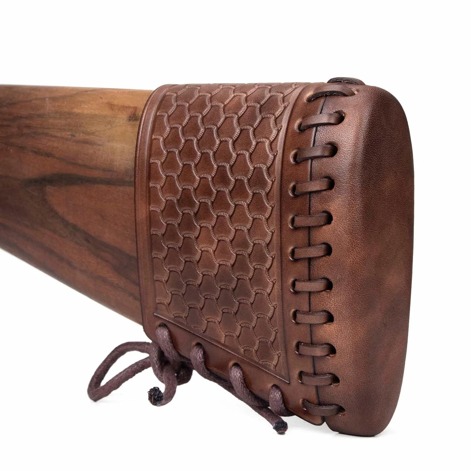 Extensión de la Culata de la Almohadilla de Retroceso de Cuero de Vaca con Inserciones para Escopeta de Rifle
