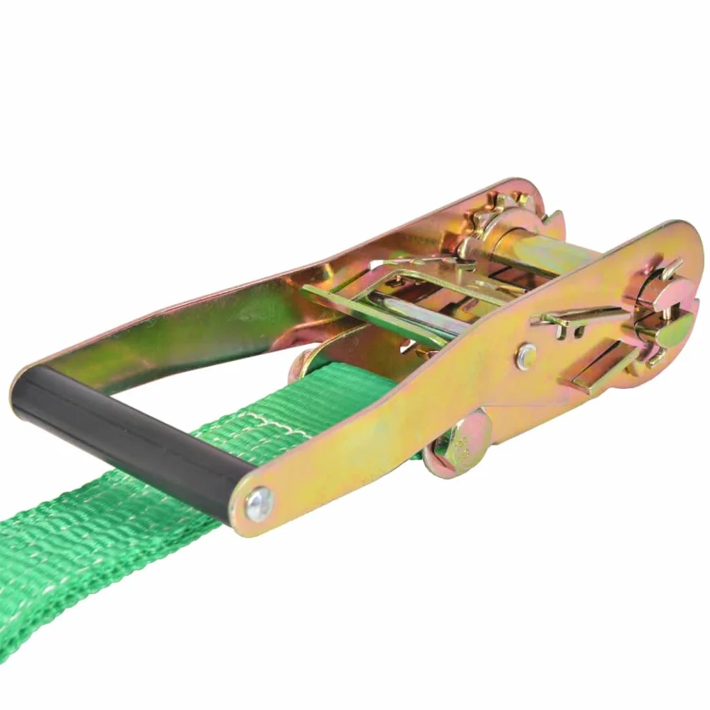 vidaXL Cuerda de Equilibrio Slackline 15 m x 50 mm 150 kg Amarillo/Verde