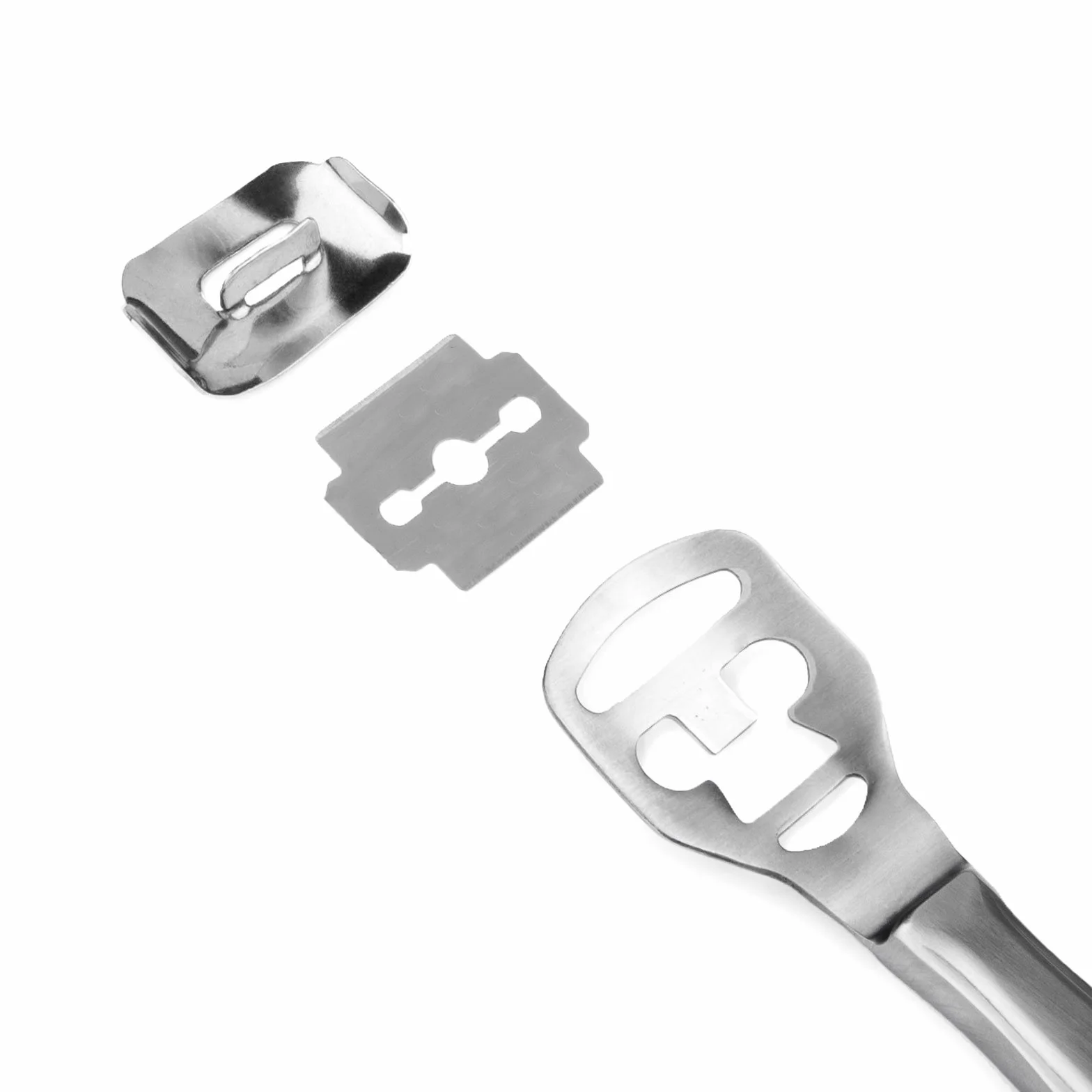 Cortacallos de Acero Inoxidable con 10 Cuchillas para Pedicura y Cuidado de Pies