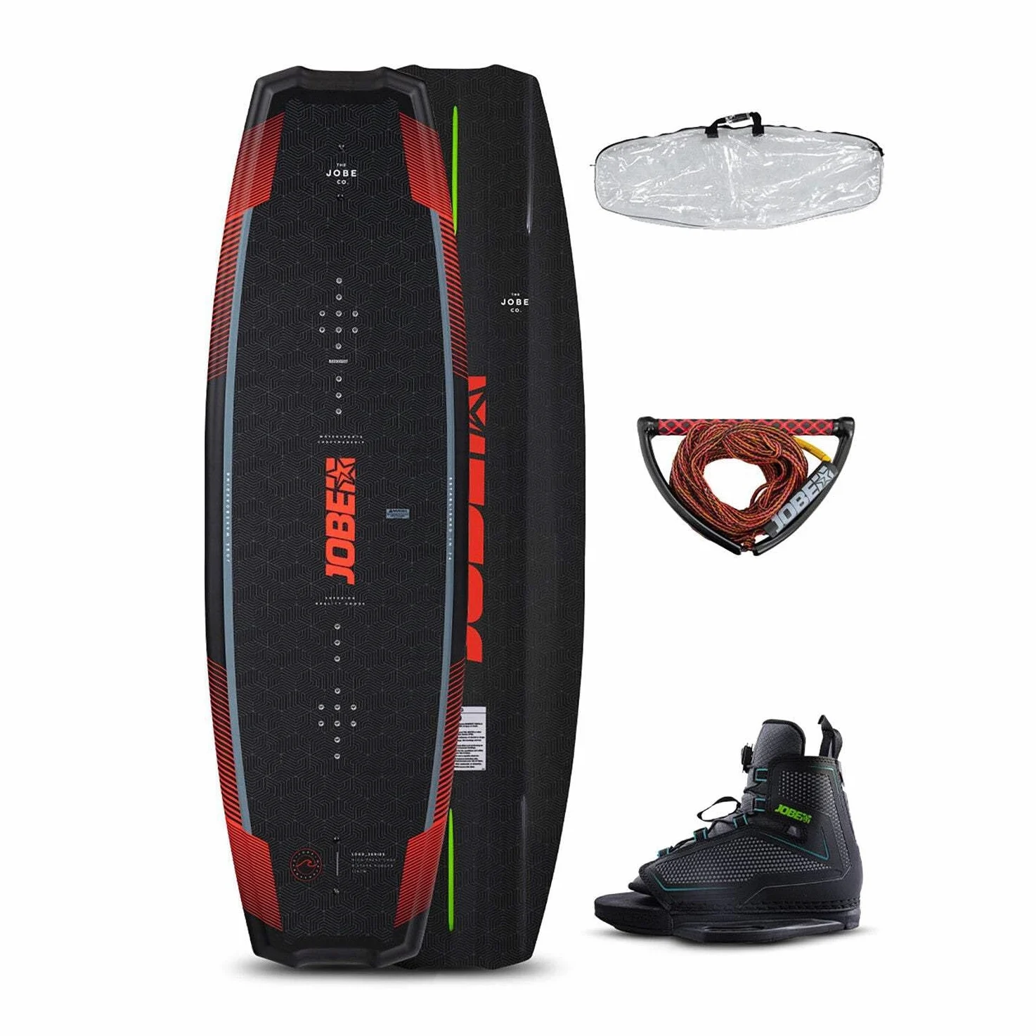 Jobe Wakeboard 138 Botas Fijaciones Paquete Unisex Adulto
