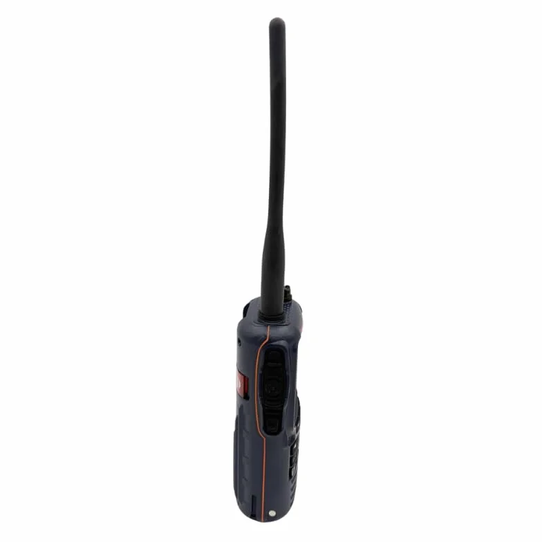 Standard Horizon HX891BT/E Radio marina VHF flotante, 6 W, navegación GPS, IPX8 impermeable, Bluetooth (azul marino)
