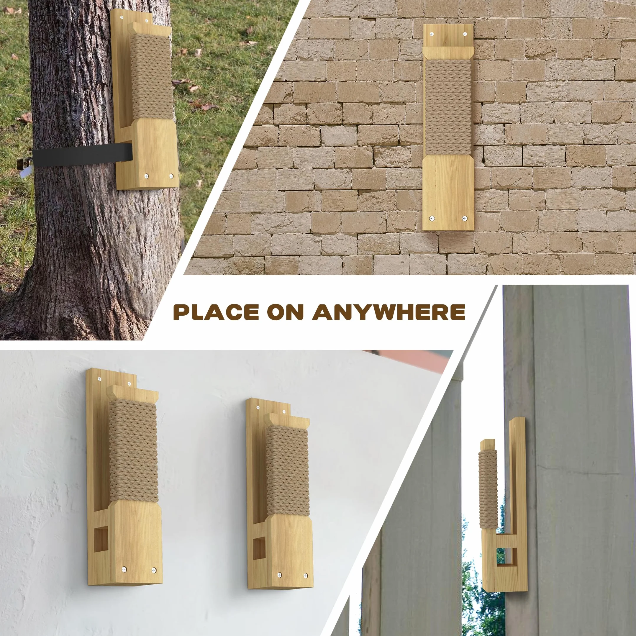 Soporte de Pared Makiwara 18 x 4.5 Pulgadas, Almohadilla de Golpe Tradicional Profesional