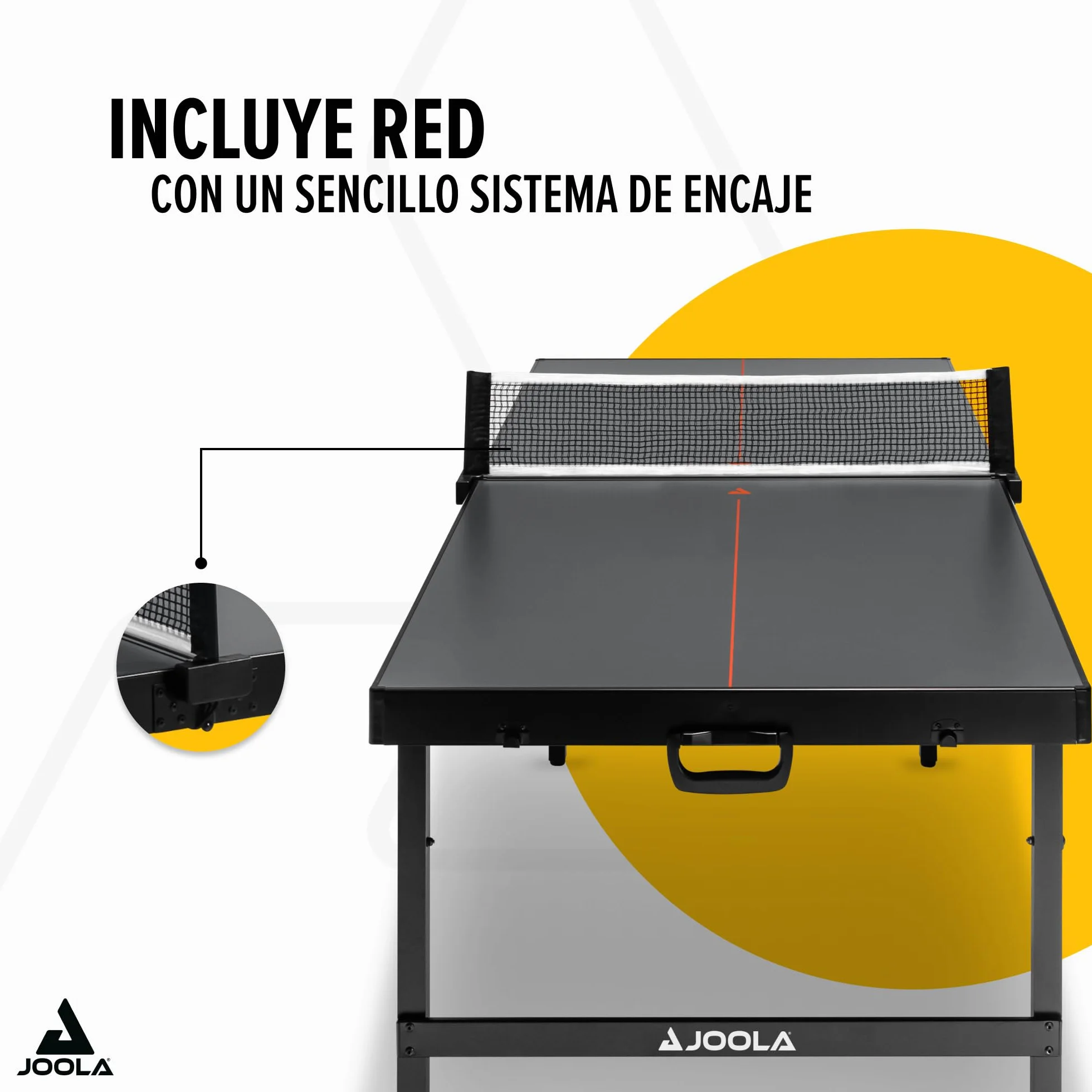JOOLA Mesa de Ping-Pong Mediana con Red Incluida