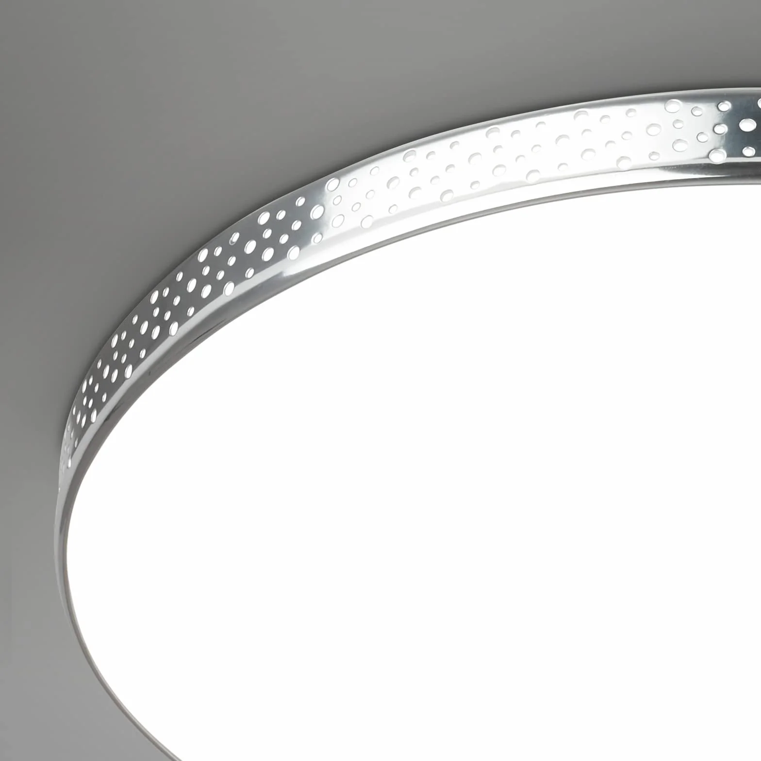 BRILONER Lámpara LED techo efecto brillo baño RGB IP44 temperatura color regulable cromo 355x65 mm