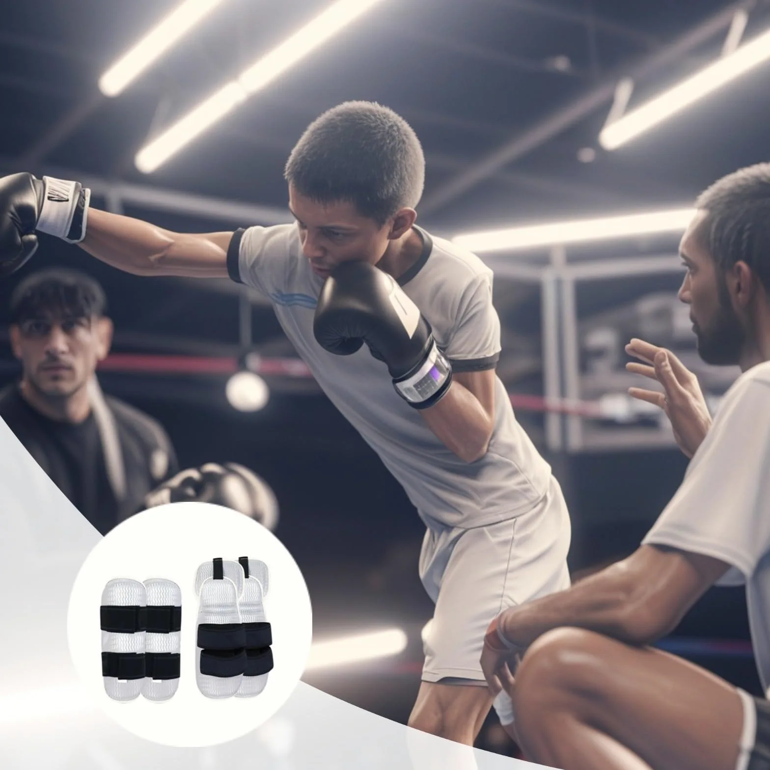 4 protectores de espinillas y brazos de artes marciales, protectores de espuma EVA ajustables para kickboxing, Mma, Taekwondo, entrenamiento de karate