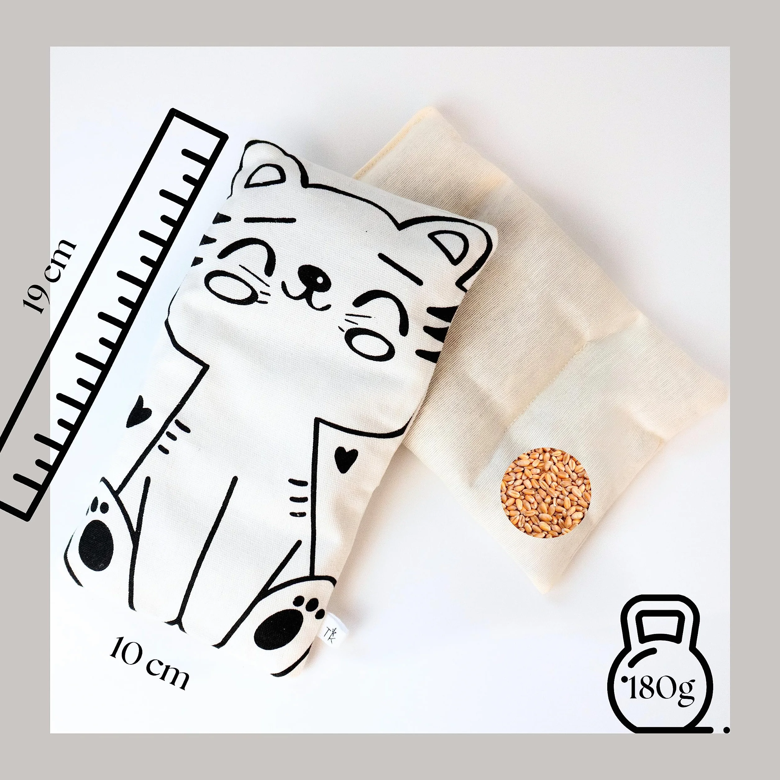 Saco Térmico Semillas para Niños y Bebés - Bolsa Multiusos Microondas Thermikoa