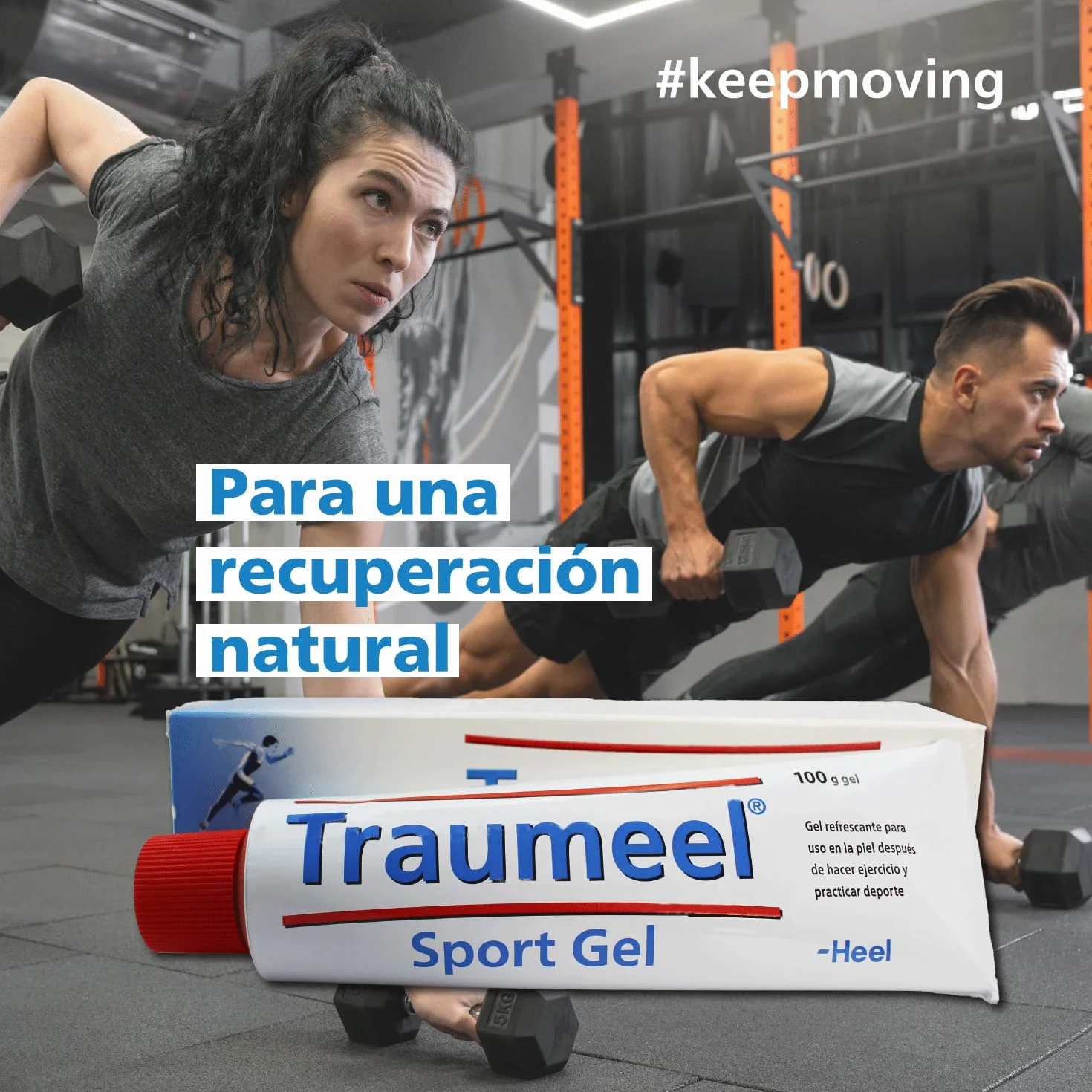 Traumeel Sport Gel Refrescante para Tensión Muscular 10 Extractos de Plantas 100g