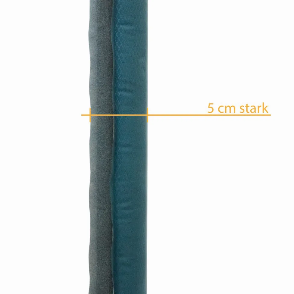 outdoorer Trek Bed 2, Ultraligero, colchoneta Aislante autoinflable de 5 cm, tamaño Compacto después de Doblar