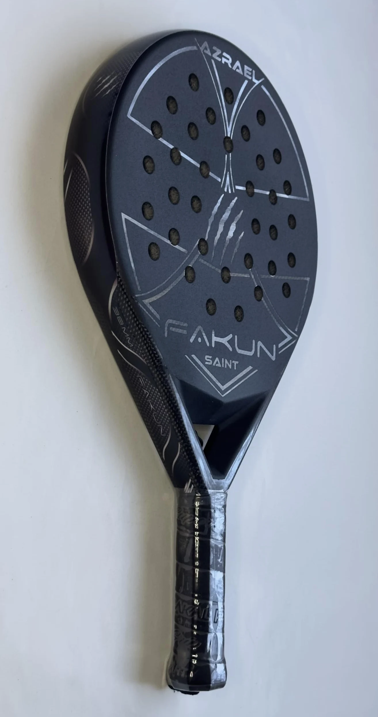 FAKUN Pala de Padel Azrael Black Edition Rugosa