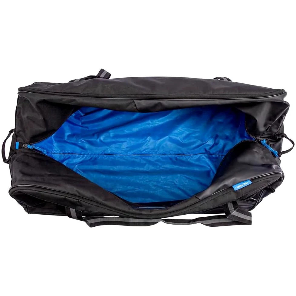 Bauer Hockey Premium Wheel Bag '24 (negro/blanco, senior/grande (35 x 20 x 18 pulgadas)