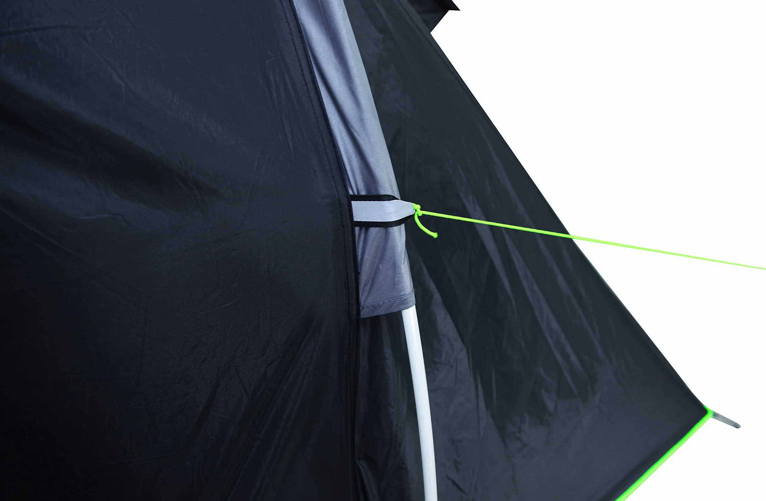 High Peak Tauris 6 Tienda, Gris Oscuro/Verde, 620 x 240 x 200/190 cm