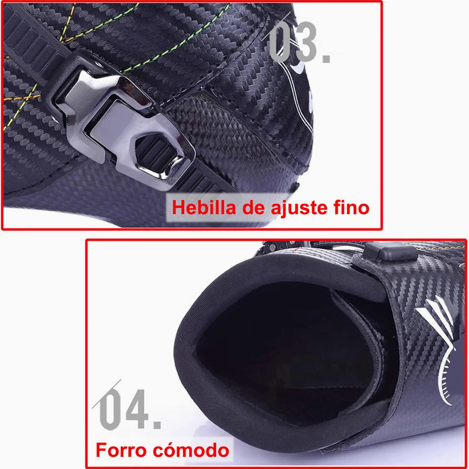 Patines En Línea Adulto Profesionale para Hombre Mujer, Patines De 3 Ruedas - Ruedas De Alta Velocidad, Chasis De Aluminio, Fibra De Carbono, Forro Transpirable, Diseño para Fitness Y Carreras