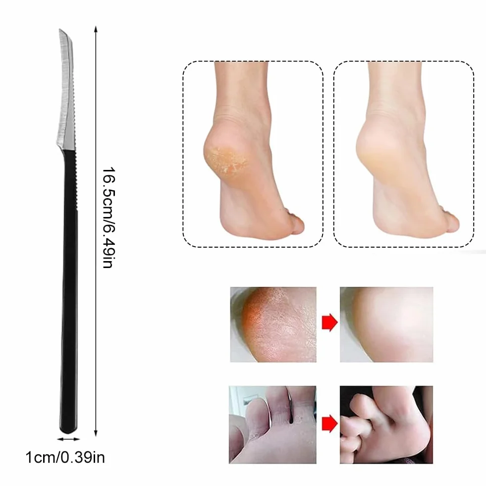 Cuchillo de Pedicura Removedor de Callos para Pies Lima Raspador de Piel
