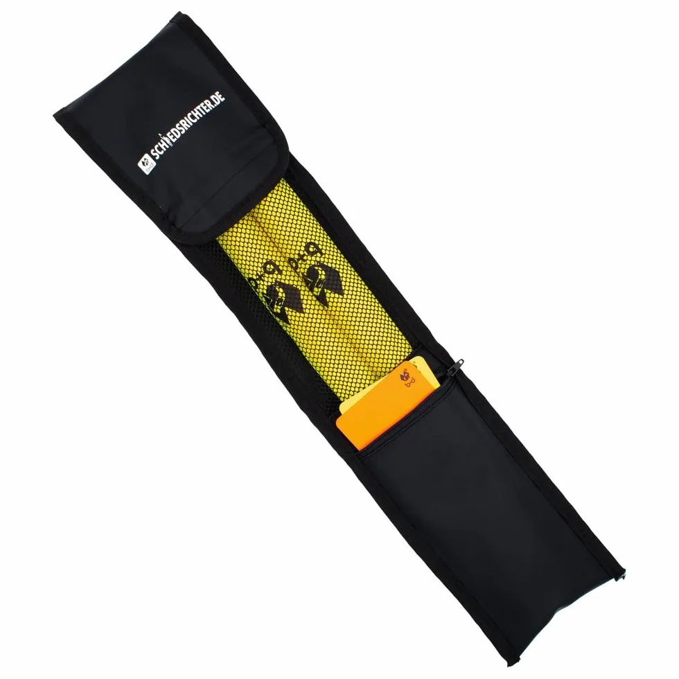 b+d Bolso Asistente Árbitros Línea Béisbol Funda Piel Sintética Grande Rojo Amarillo