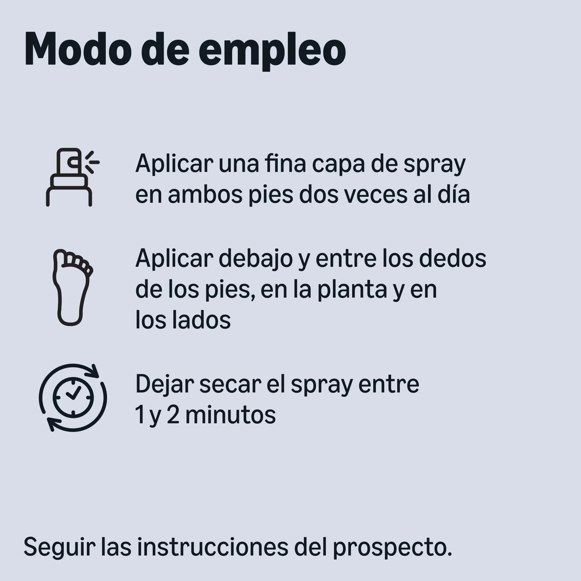 Amazon Basic Care Spray para el pie de atleta, 50ml