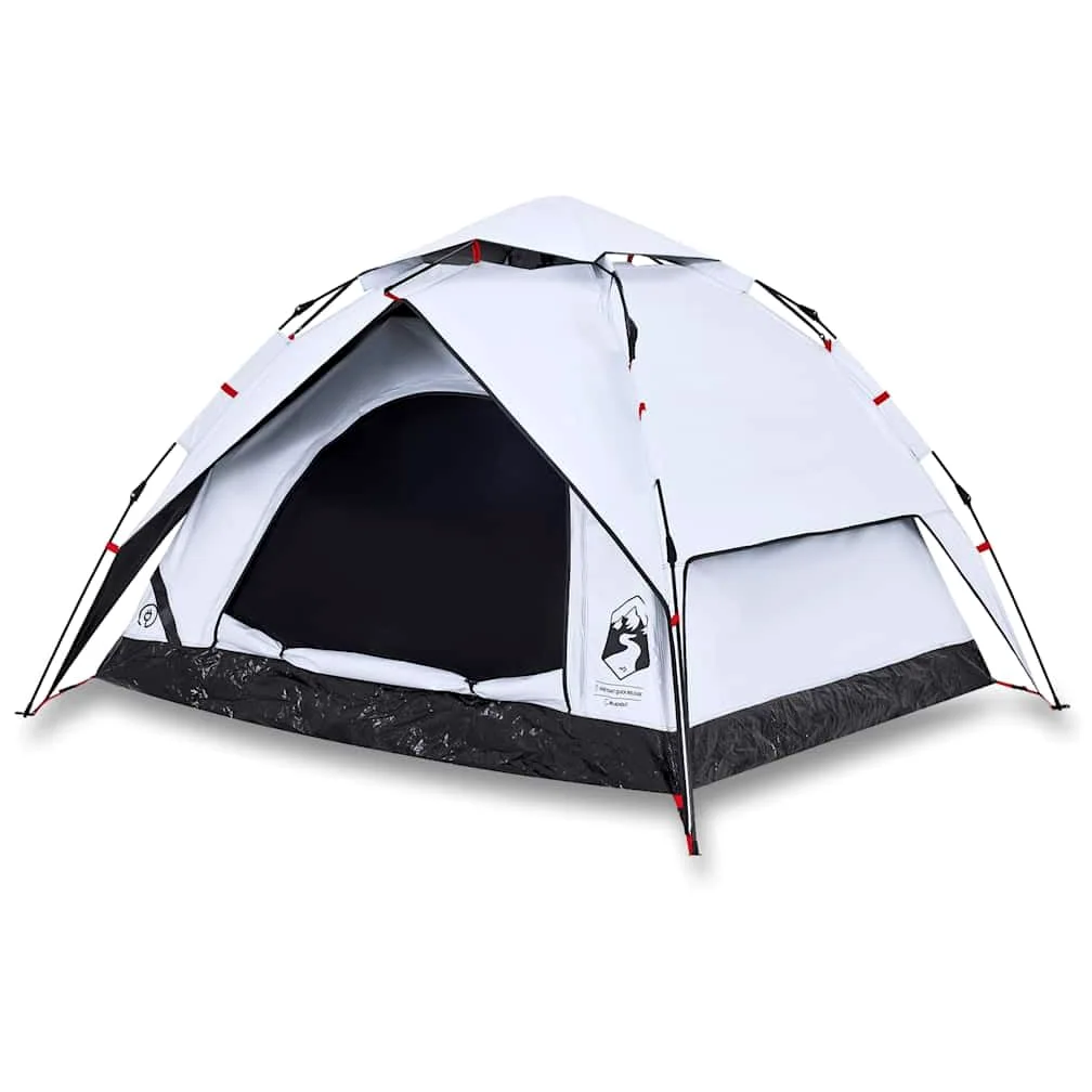 Tienda de campaña domo para personas, verde, con sistema de liberación rápida, tienda familiar impermeable para aventuras al aire libre, protección contra insectos, conexión E