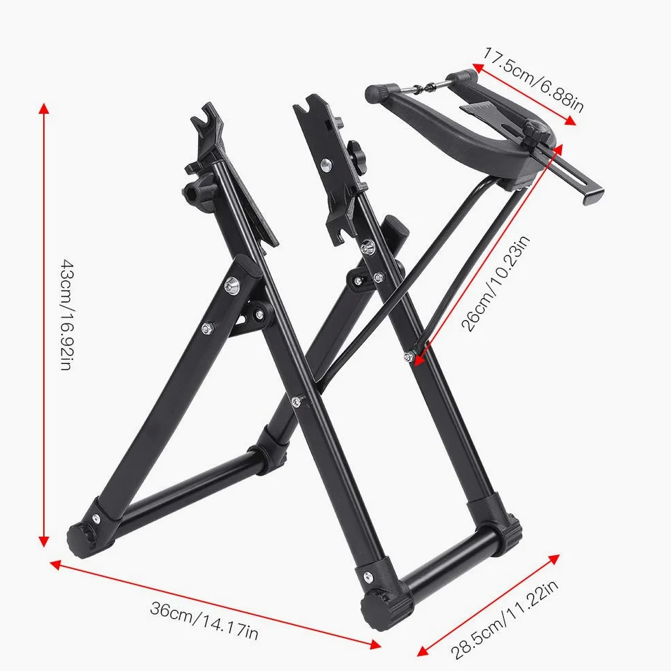 Dioche Soporte de Alineación de Rueda de Bicicleta Soporte de Alineación de Rueda Soporte de Alineación de Rueda de Bicicleta de Aleación de Aluminio Soporte de Alineación de Rueda de