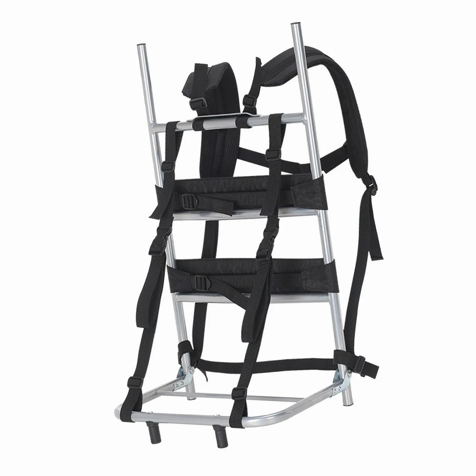 MagiDeal Mochila con Marco de Transporte Pesado, Soporte portátil, Resistente, Ligero, Marco de Bolsa Plegable de Nailon de Aluminio para Senderismo