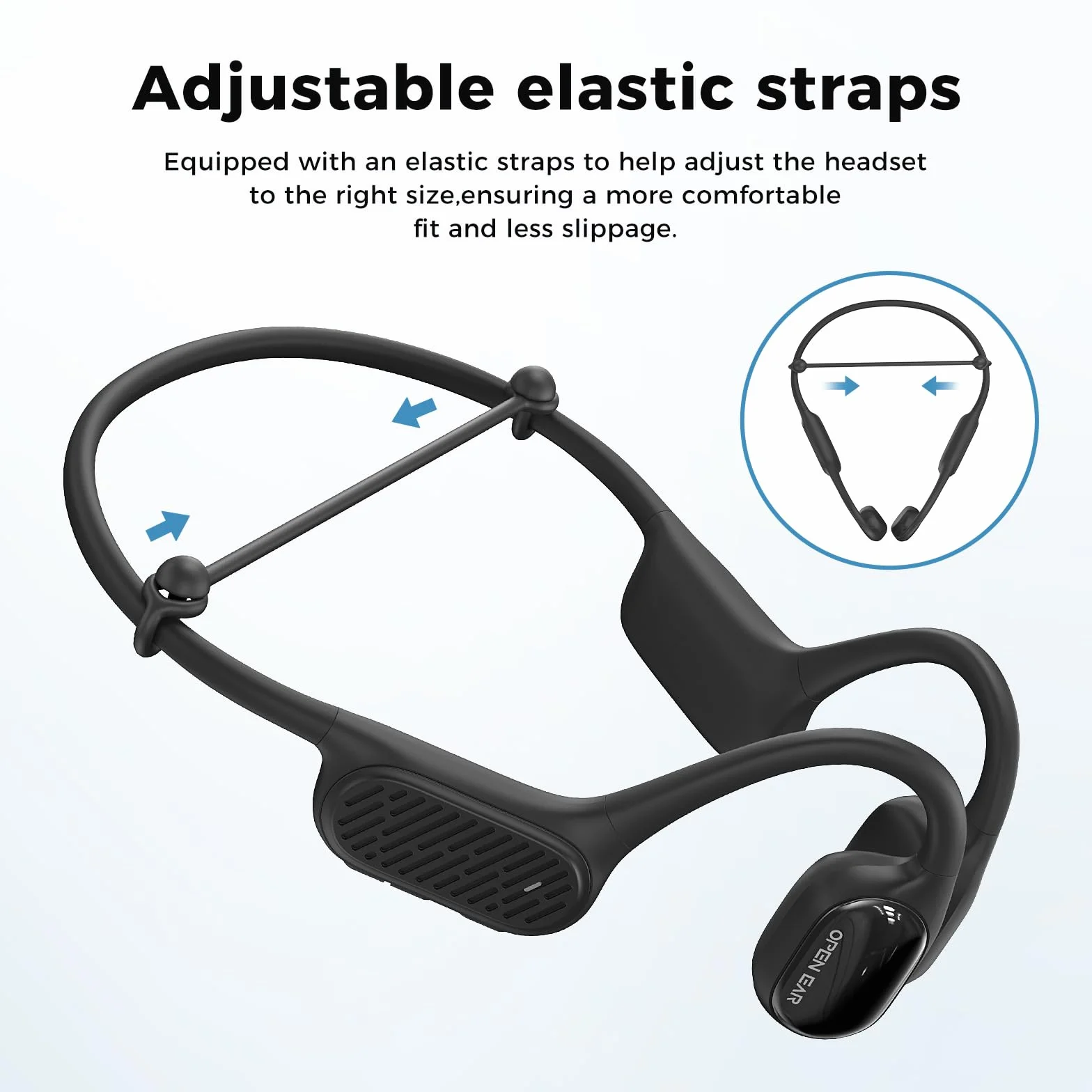 Auriculares de sonido huesos, Bluetooth 5.3, IP68, impermeables, para nadar con micrófono, conducción ósea, auriculares con reproductor de MP3, 32 GB, para correr, ciclismo, natación
