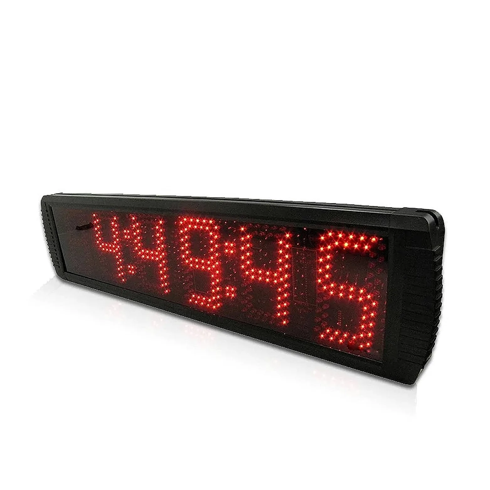 Cronómetro Digital LED Grande, Pantalla de Tiempo, Temporizador de Cuenta Regresiva, Deportes, Reloj de cronometraje de Carrera, trípode, Exterior, 5"(Suit A)