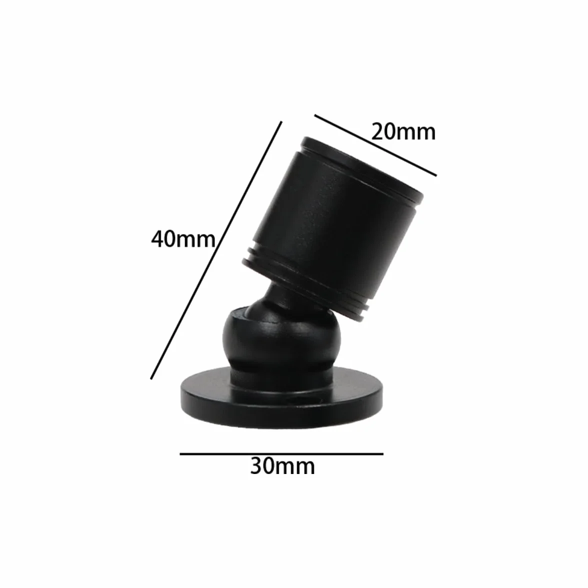 Mini Foco LED Regulable USB 5V para Exhibición de Joyería, Luz Cálida 3000K, 1 Paleta 4 Luces