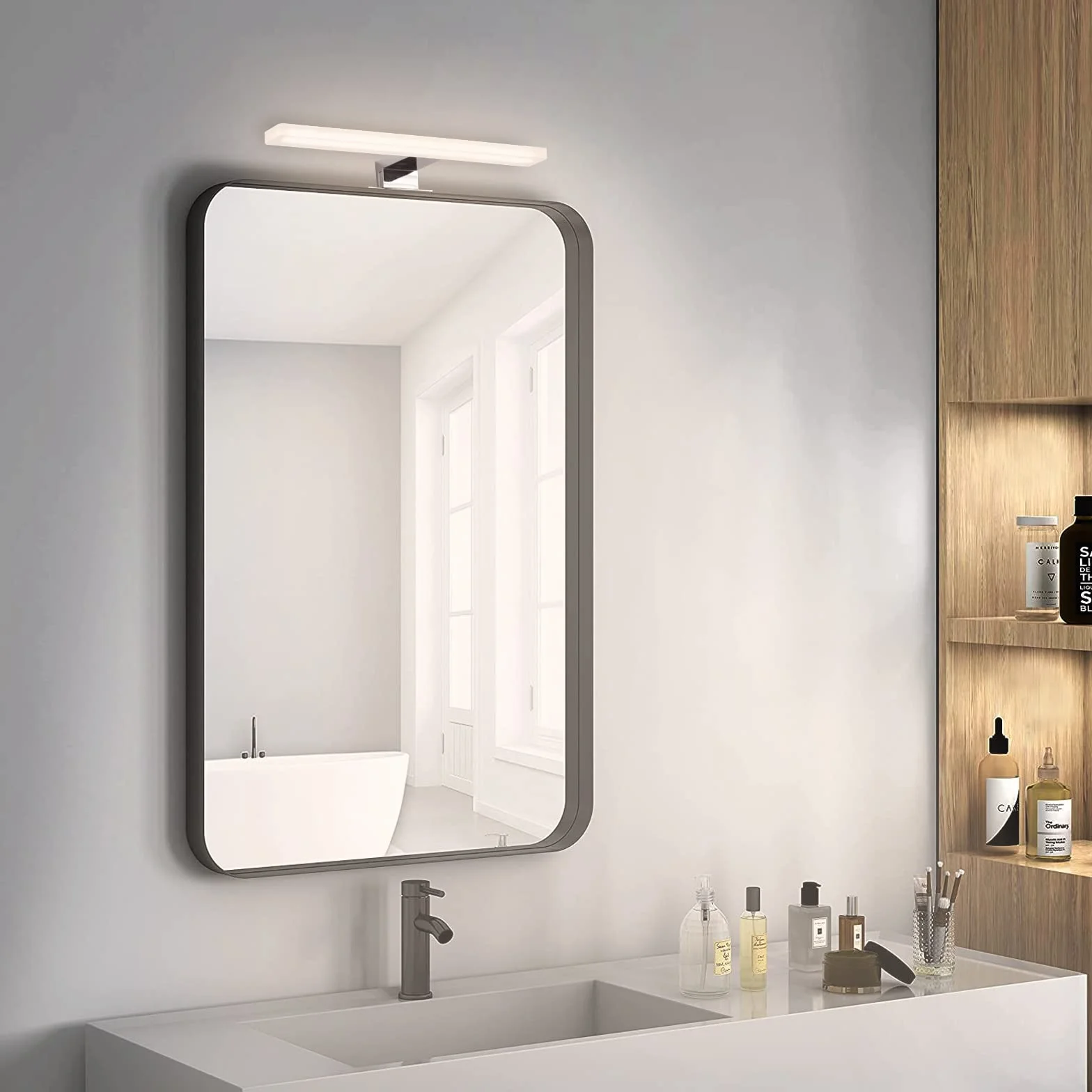 Lámpara de Espejo de Baño LED 5W 600lm 30cm 4000K Blanco Natural 230V IP44