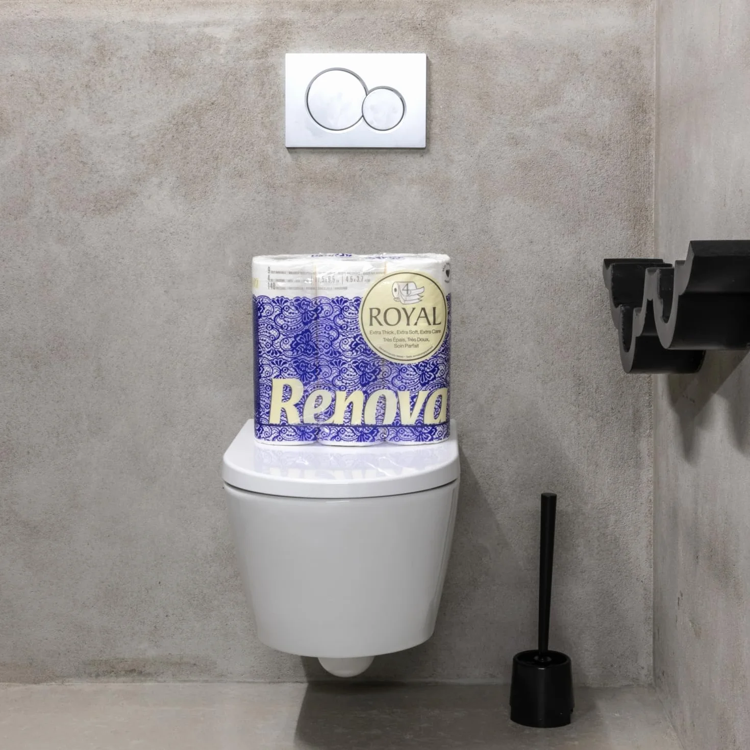 Renova Papel Higiénico 4 Capas Royal Blanco 9 Rollos