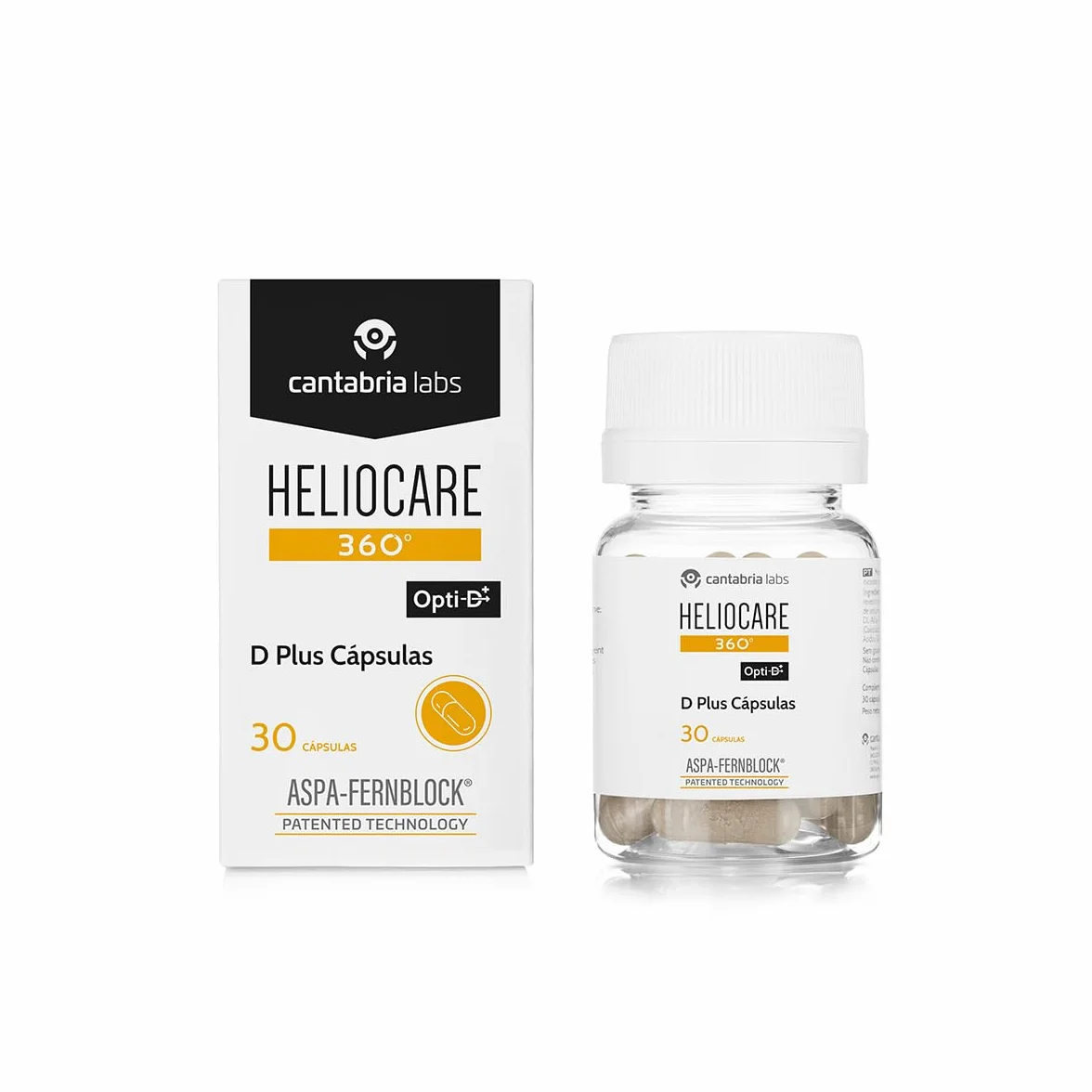 Cantabria Labs Heliocare 360° D Plus Cápsulas Protección Solar Oral 30 Cápsulas Vitamina D Pieles Muy Claras