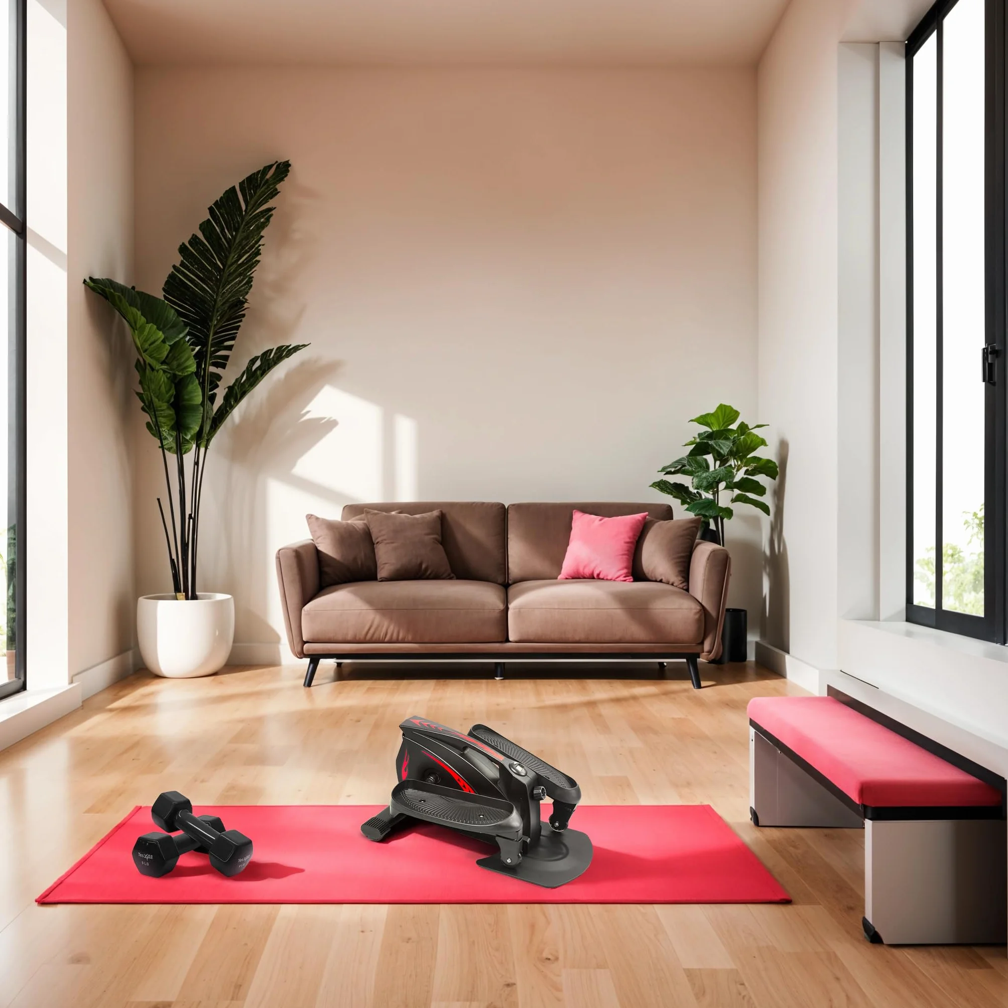 GLOBAL RELAX® | EKA Stepper Manual Pedaleador portátil para Ejercicios en casa | Pedal con múltiples usos | Entrenamiento | Rehabilitación | Ejercitador Brazos y piernas