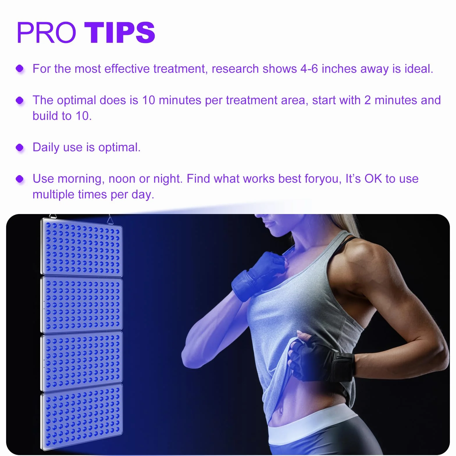 Cozion Lámpara bronceadora 48W 364 LED doble cara plegable para cara y cuerpo