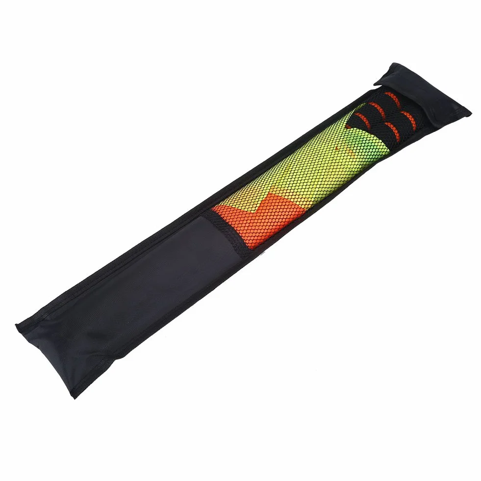 Asixx 2 Unidades Árbitro Bandera, Árbitro Banderas Juez de línea con Esponja Mango Portátil y Resistente al Agua, 34 x 33 cm