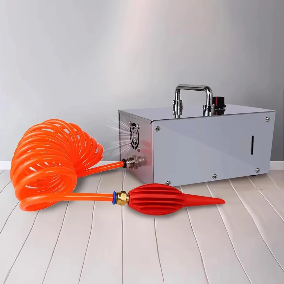 Bomba de Inflado Eléctrica para Bolsas de Aire, 60 W, Flujo de Aire Ajustable, Función de Parada Automática