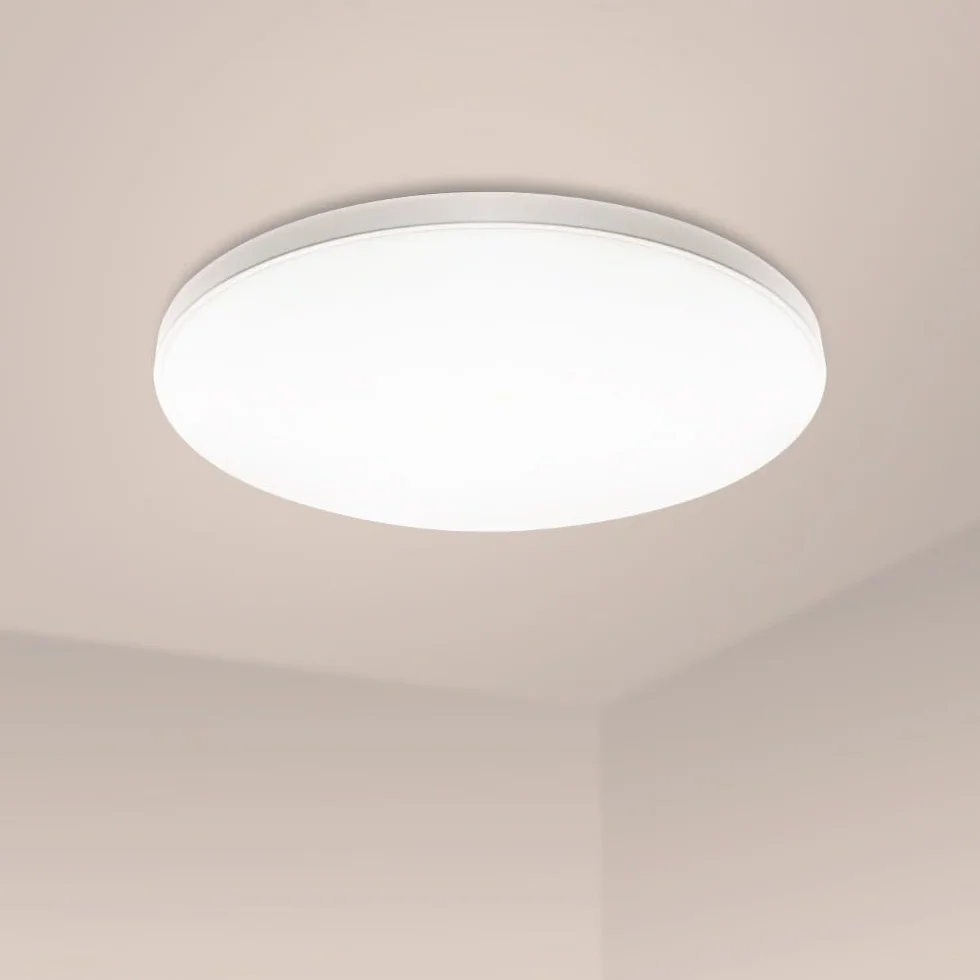 Plafon LED Techo 30W IP44 3000 lúmenes 4500K Neutra Baño Cocina Balcón LM8255