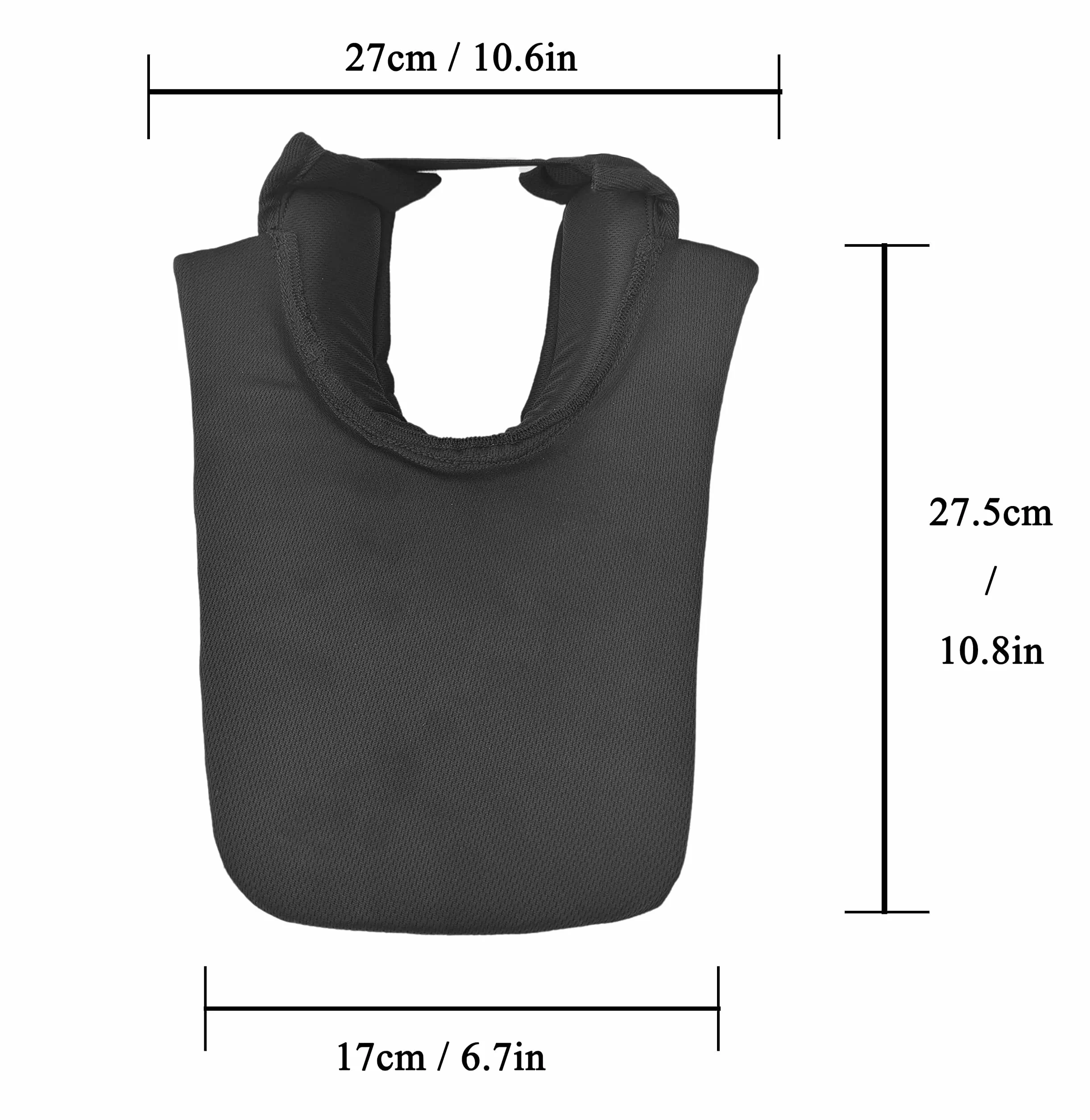 LEONARK Protector de Garganta Gorget de Esgrima con Placa de Protección Rígida para HEMA Espada Larga