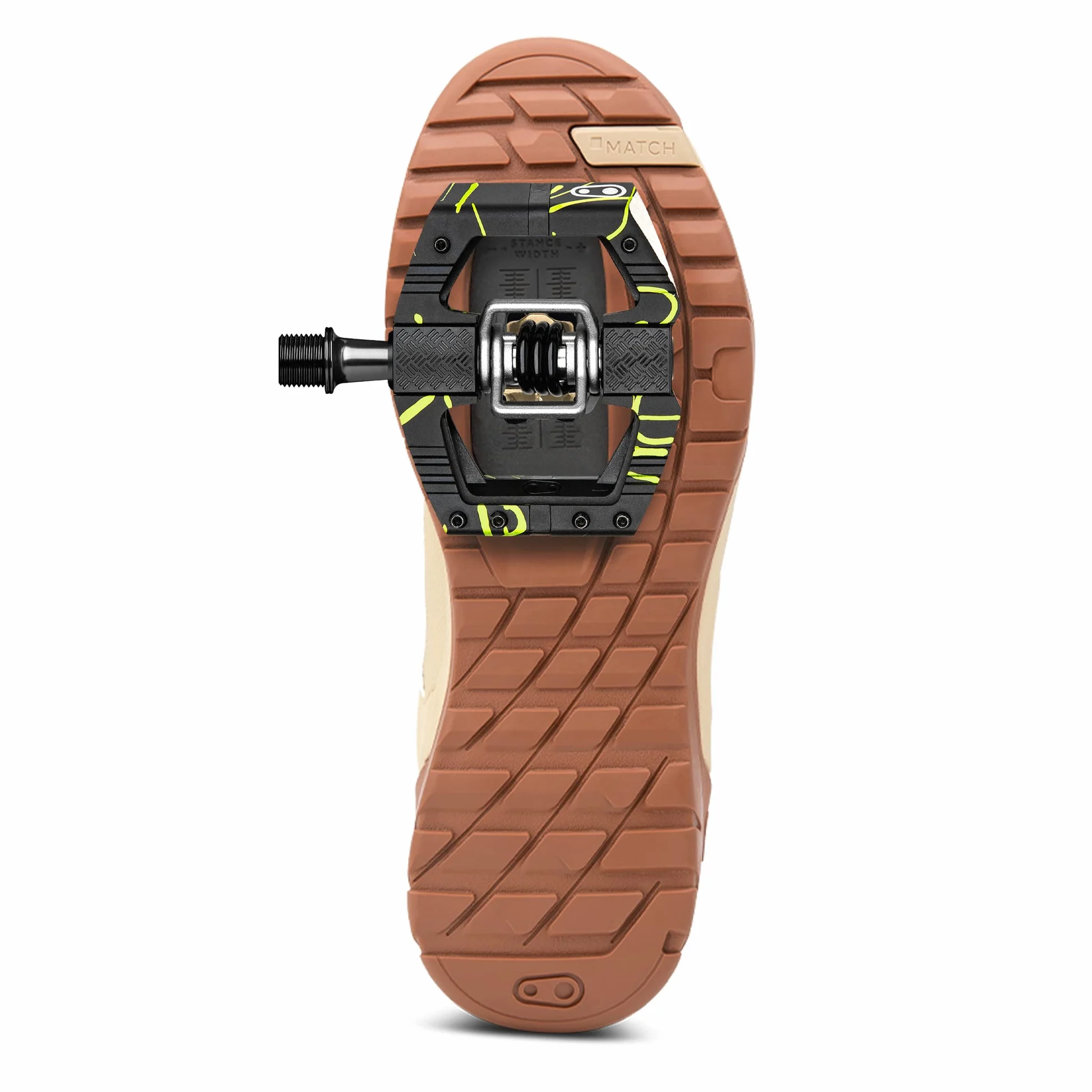 Crankbrothers Mallet E - Pedales de Bicicleta de montaña - Colección Splatter - Plataforma optimizada MTB Enduro - Sistema de Clip par de Pedales para Bicicleta de montaña (Tacos incluidos)