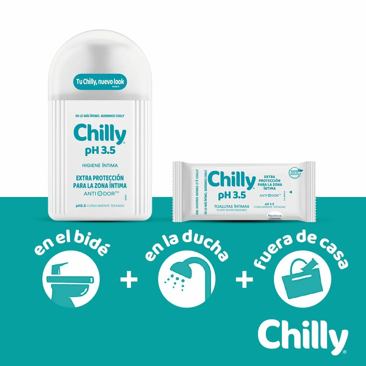 Chilly Pocket Toallitas Ph 3.5 Íntimas 12 Unidad