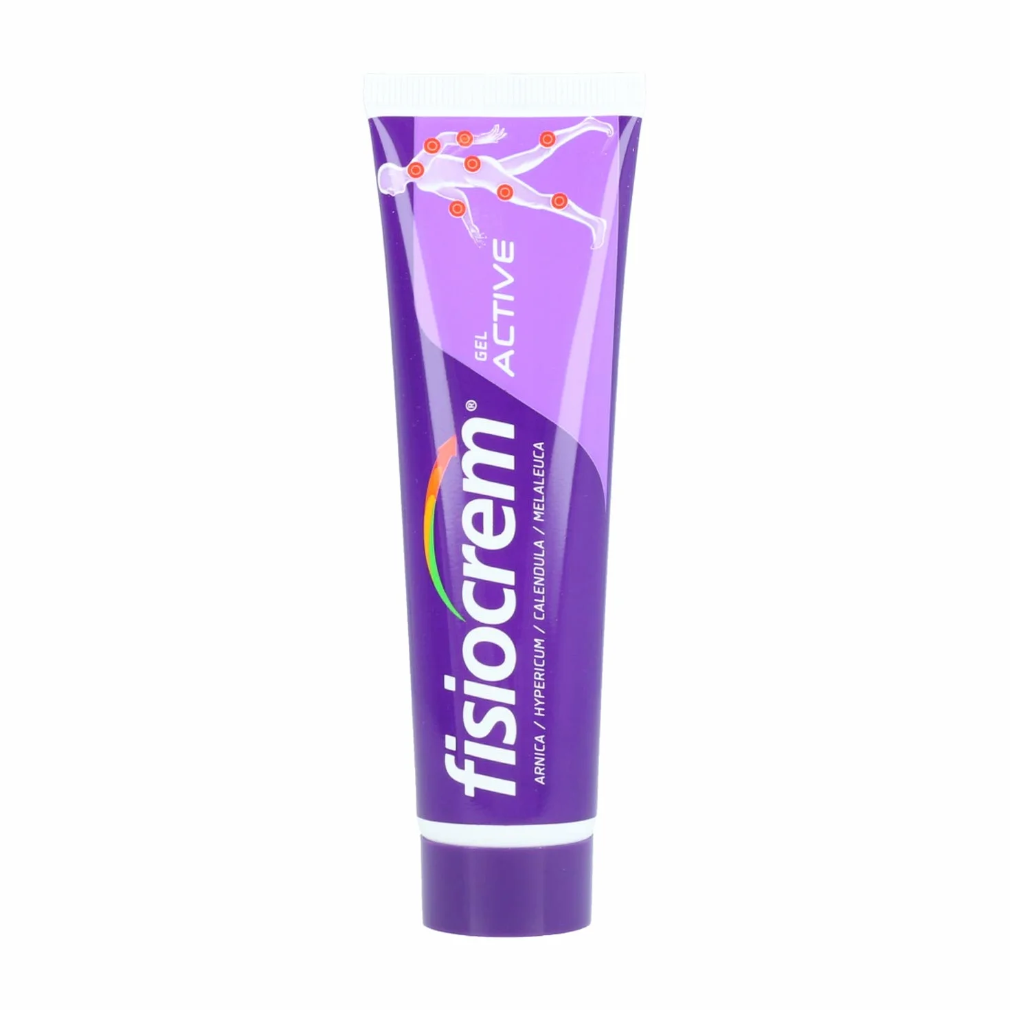 FISIOCREM GEL ACTIVE 60ml Crema Masaje Músculos y Ligamentos con Melaleuca, Árnica, Hypericum Perforatum, Calendula