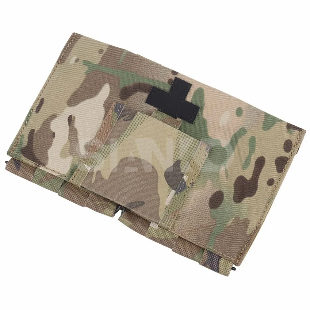 Bolsa táctica militar Molle IFAK para exteriores, airsoft, caza, kit de primeros auxilios de emergencia médica, bolsa EMT, chaleco MOLLE cinturón, accesorio de mochila