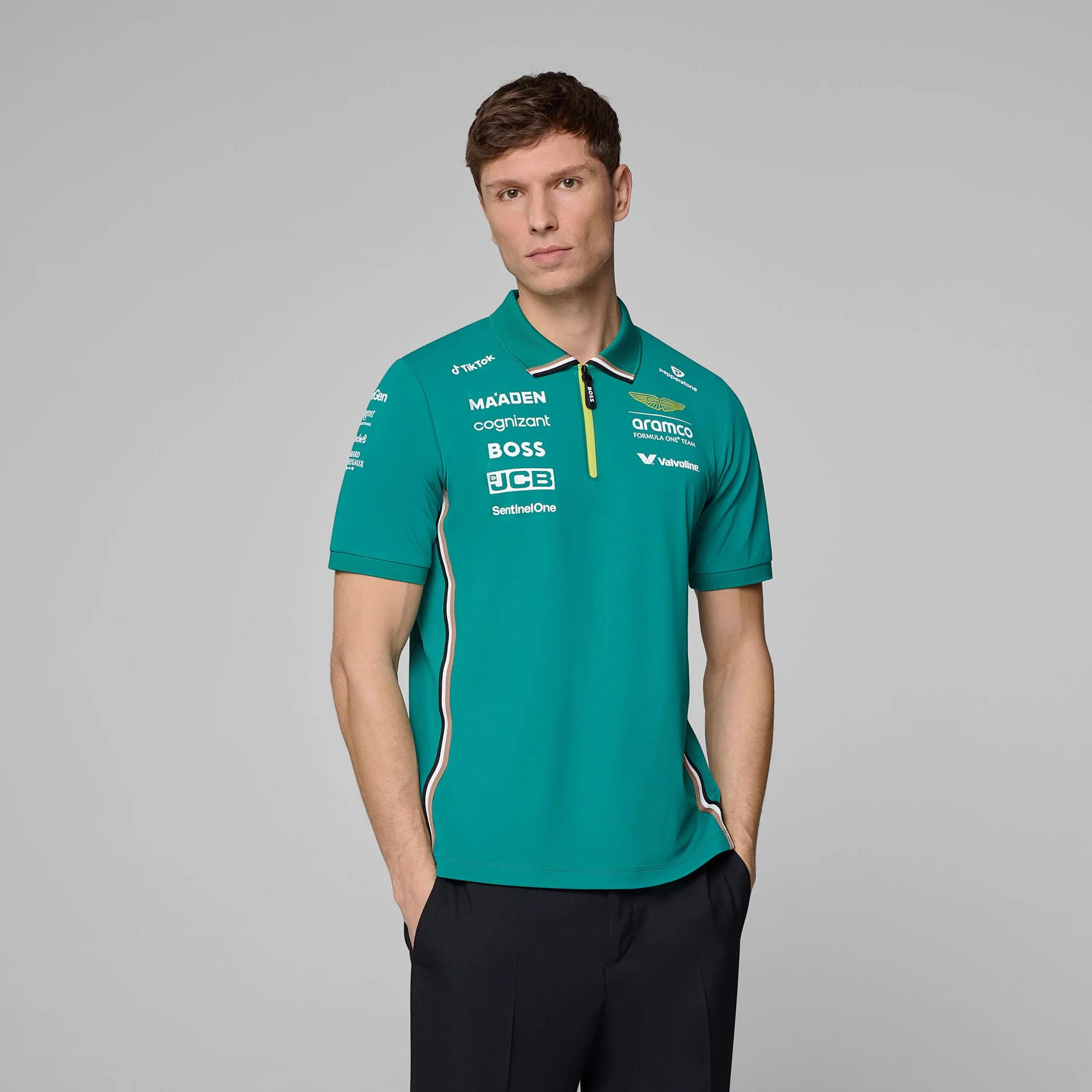 Aston Martin F1 2025 Polo del Equipo para Hombre