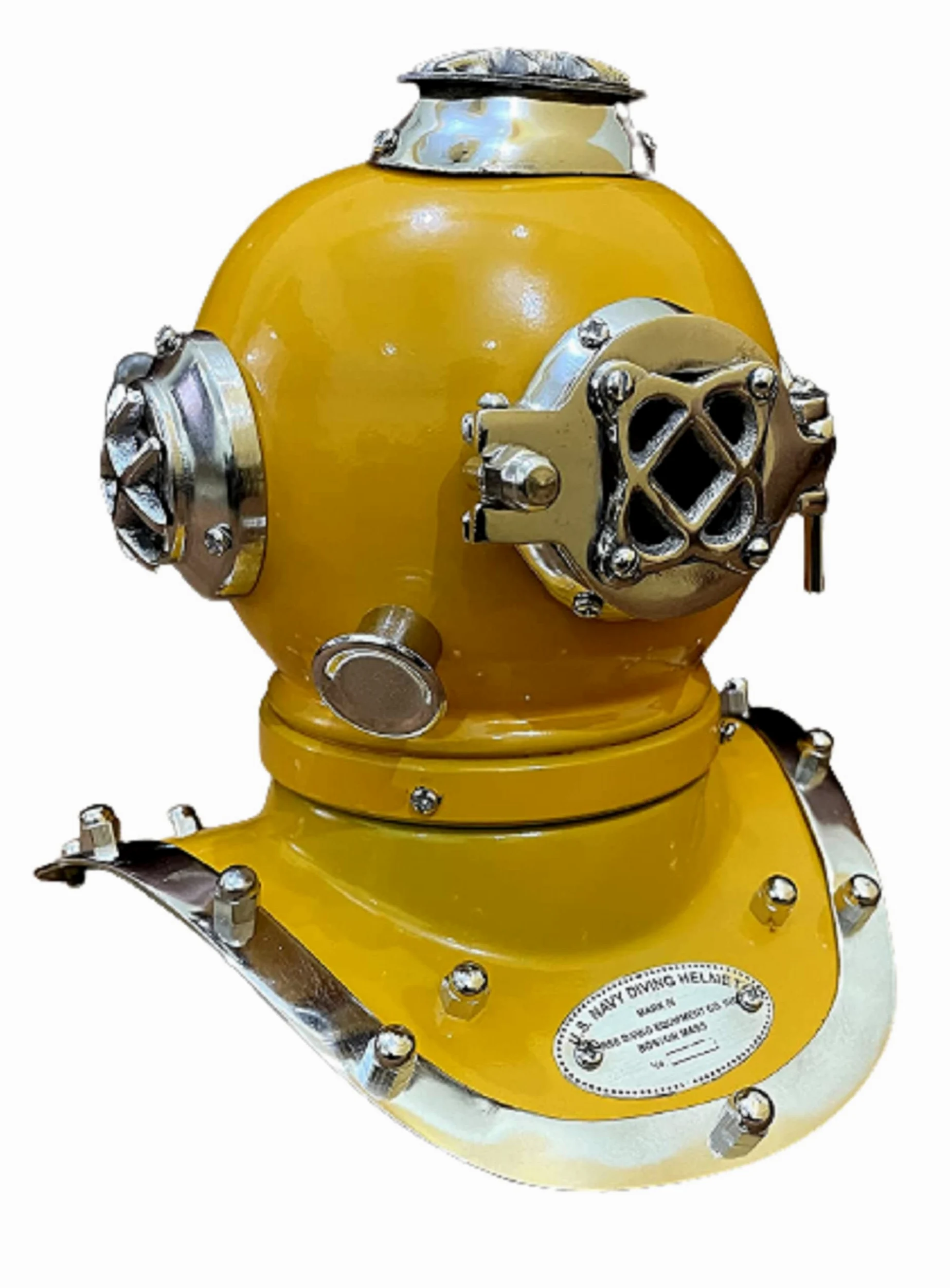 Náutico Mini Casco de Buceo Marino US Marina V Mark Casco de Buceo Antiguo Casco de Buceo Vintage Casco de Buceo Pequeño Casco de Buceo