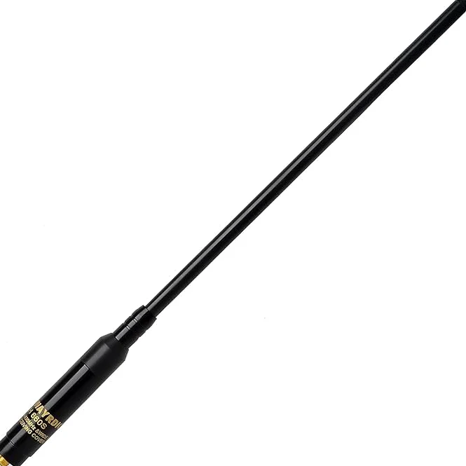 Bastón telescópico extensible, negro, con correa y funda de transporte, asa antideslizante