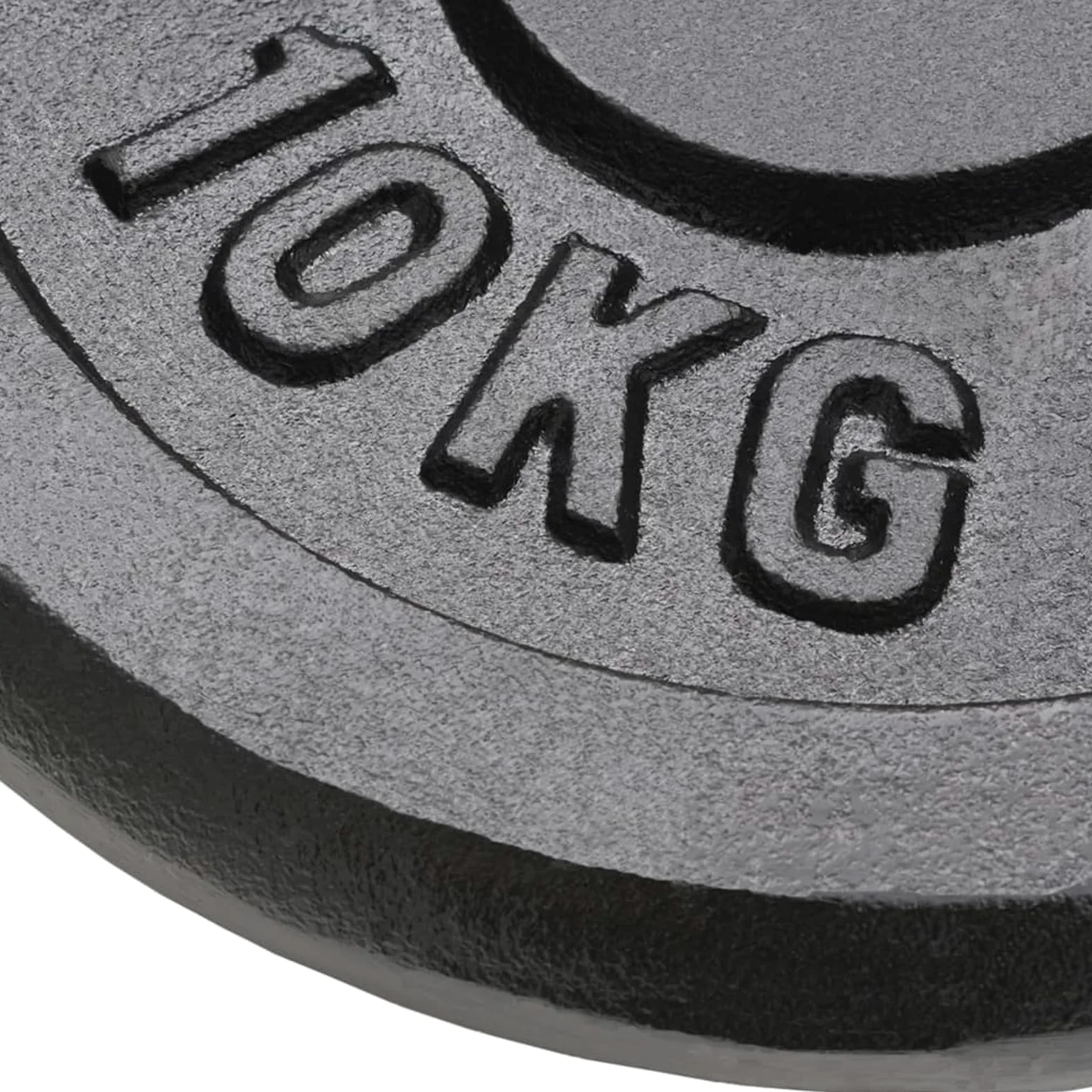 Homgoday Juego de Pesas de Hierro Fundido 2x10kg + 2x5kg, Adecuado para Barra de 30mm, Entrenamiento Muscular en Casa o Gimnasio