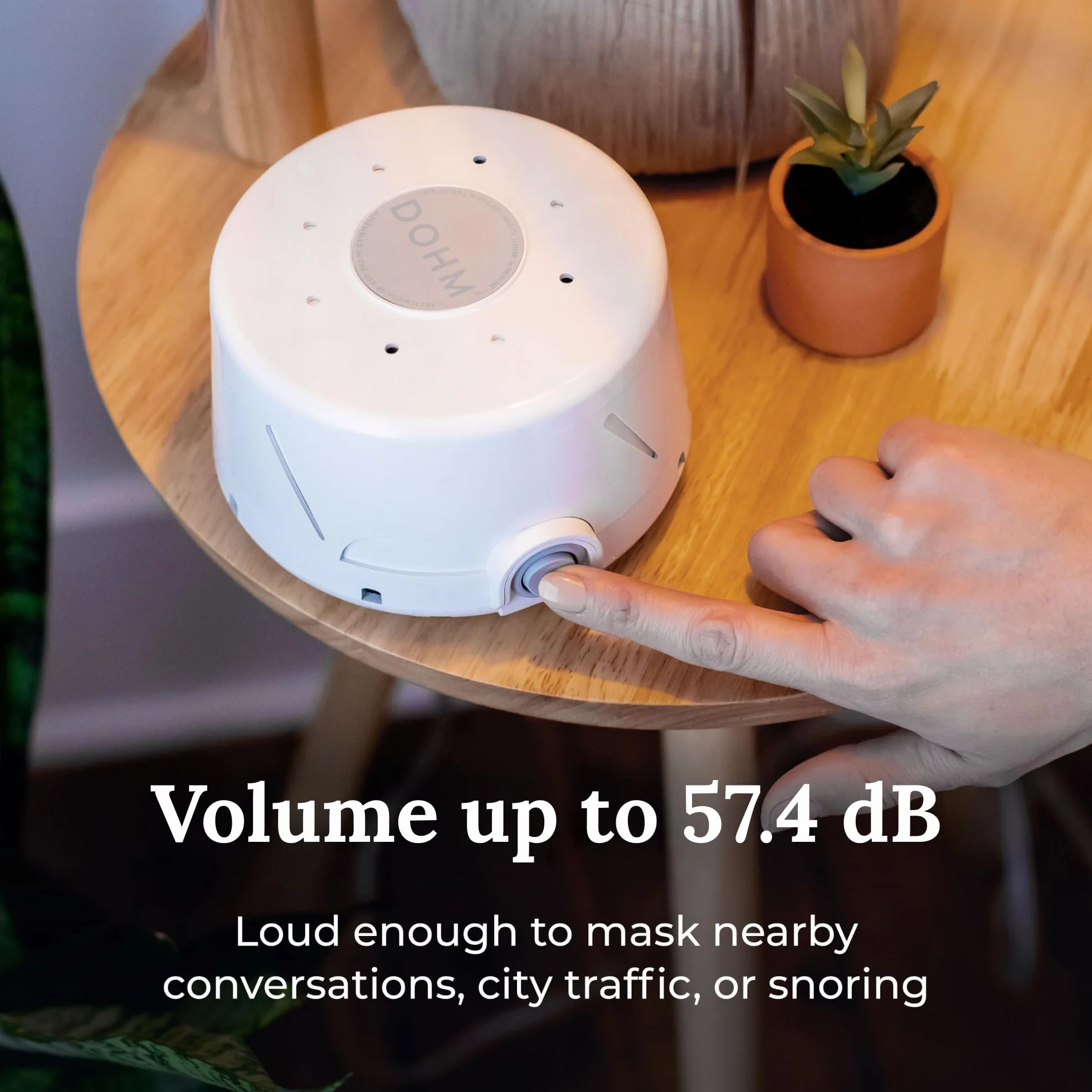 Yogasleep Dohm Classic + Travel Case Bundle Blanco